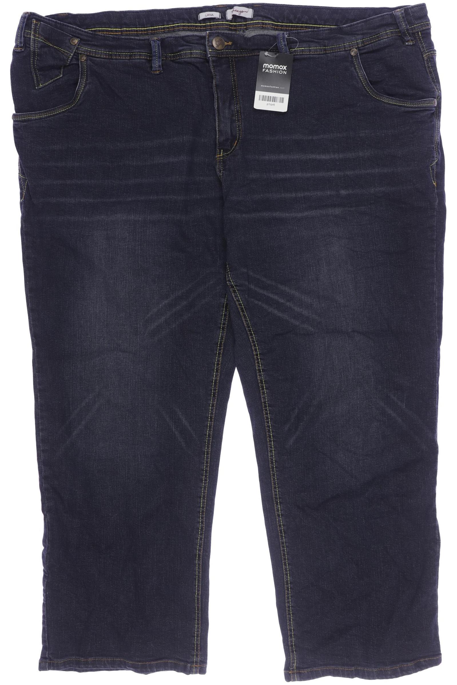 

sheego Damen Jeans, marineblau, Gr. 56