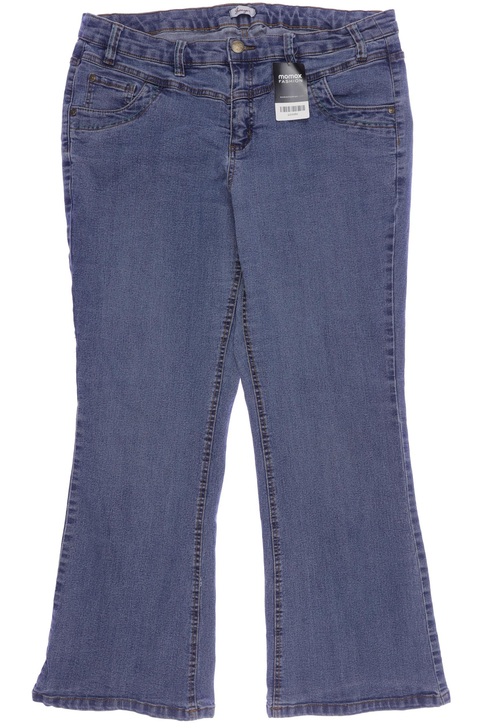 

sheego Damen Jeans, blau, Gr. 50