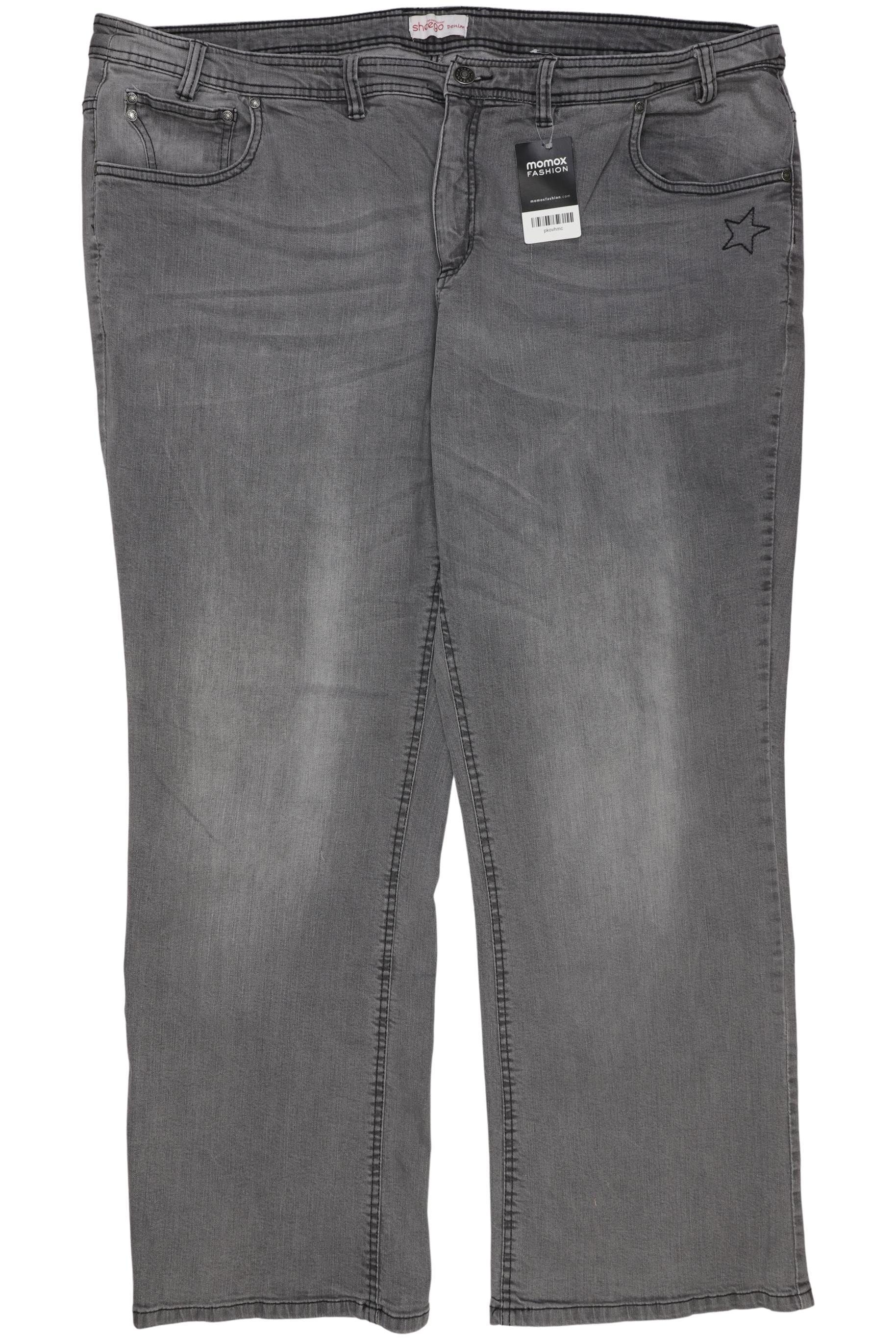 

sheego Damen Jeans, grau, Gr. 112