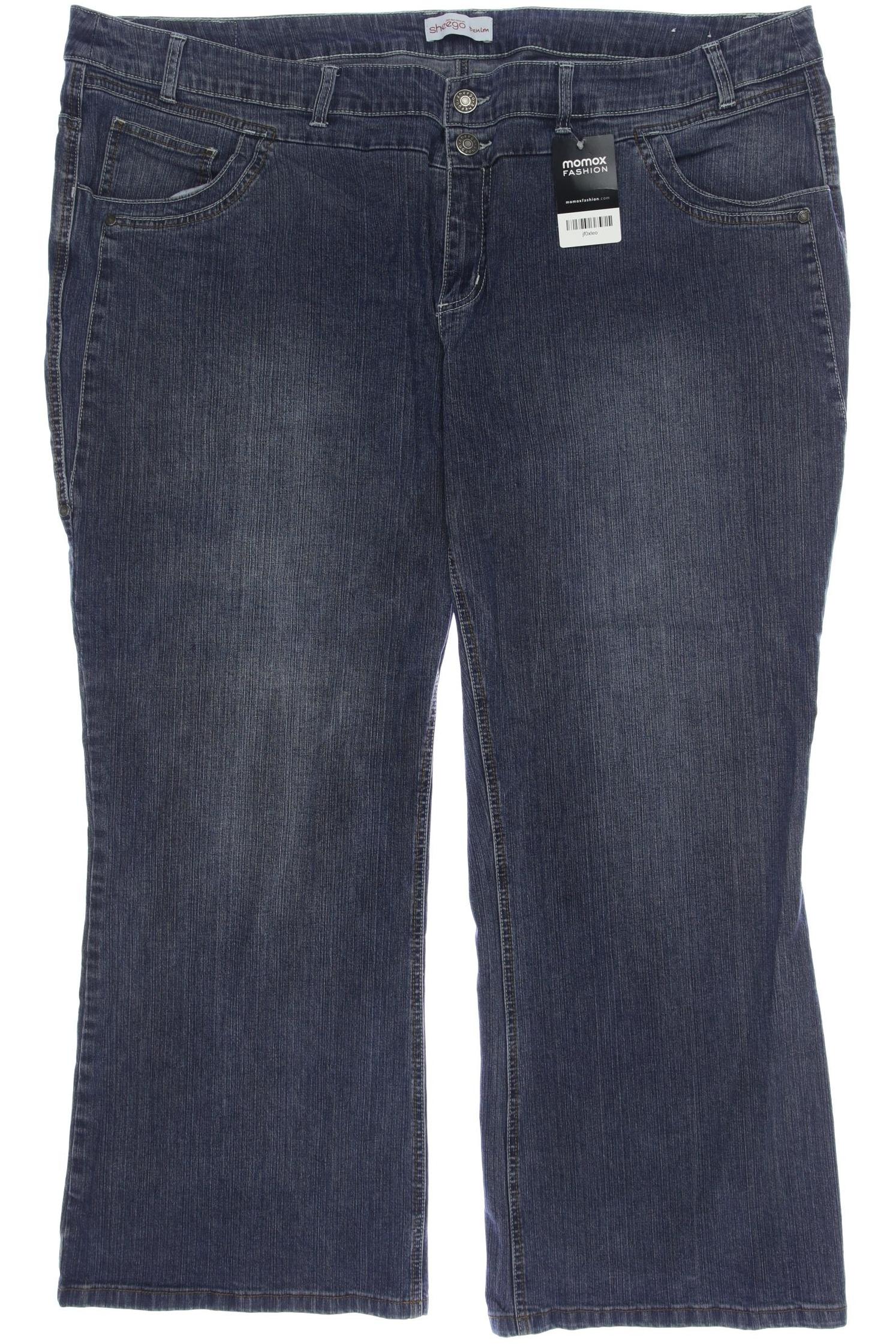 

sheego Damen Jeans, grau, Gr. 56