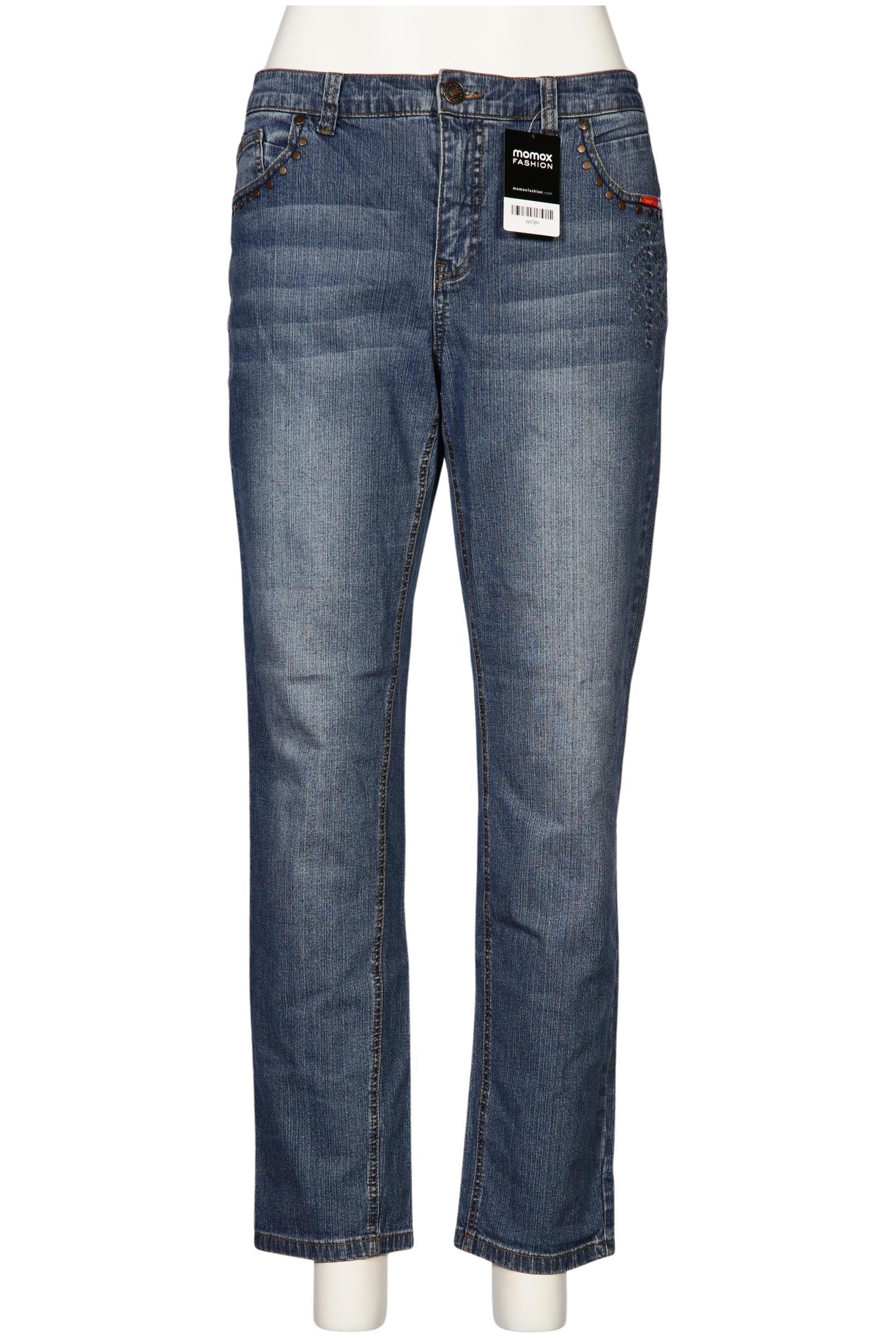 

sheego Damen Jeans, blau, Gr. 44