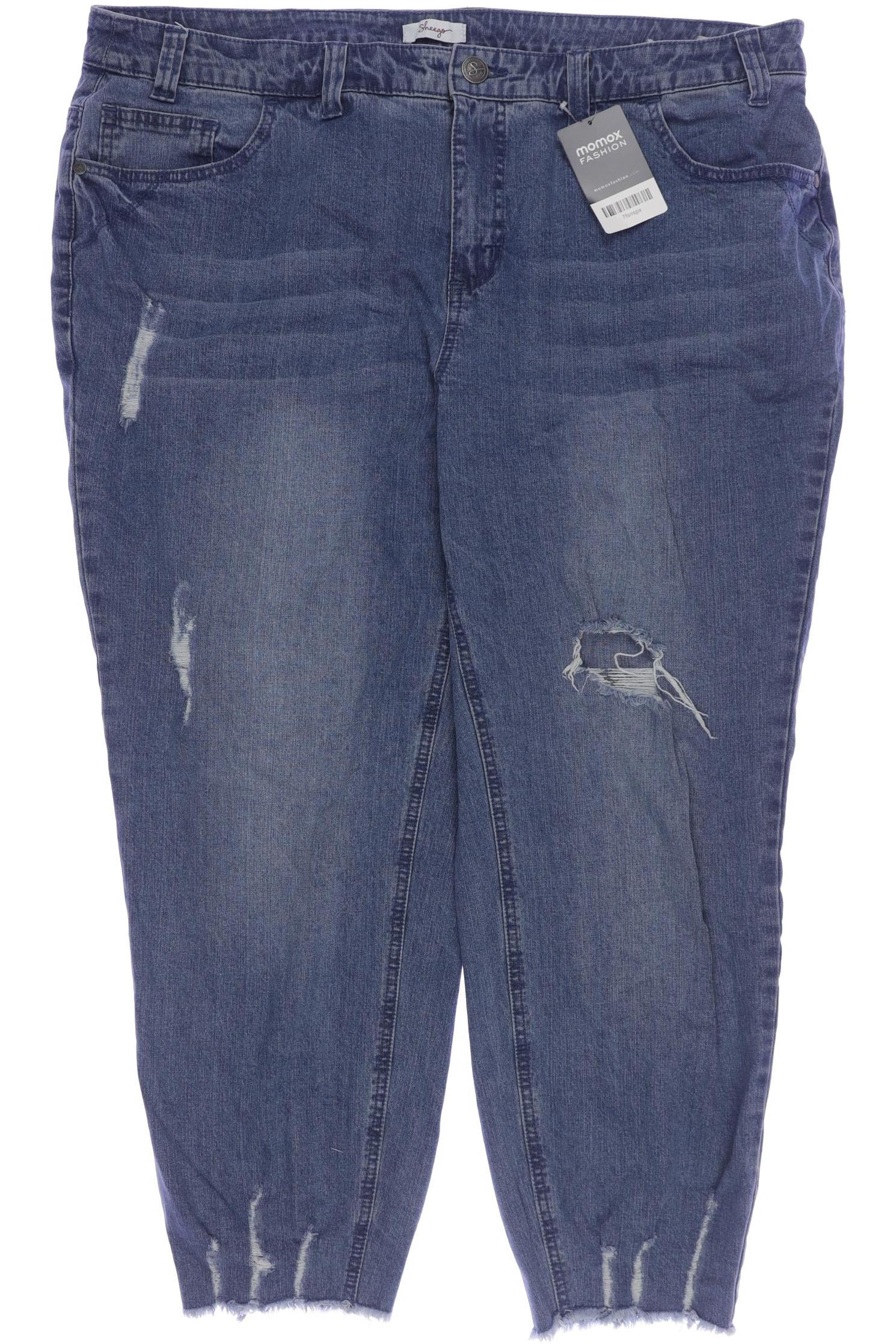 

sheego Damen Jeans, blau, Gr. 50