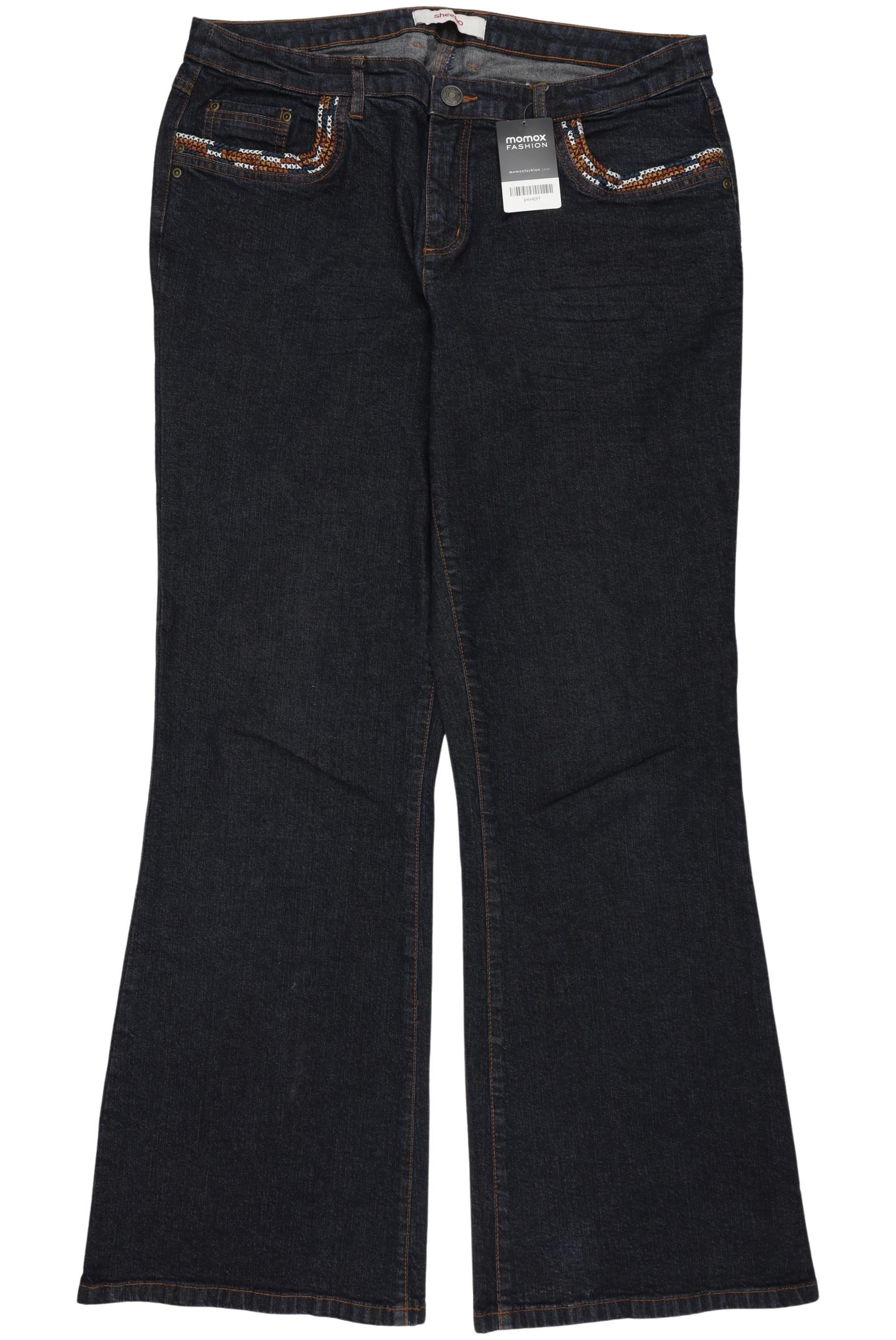 

sheego Damen Jeans, marineblau, Gr. 36