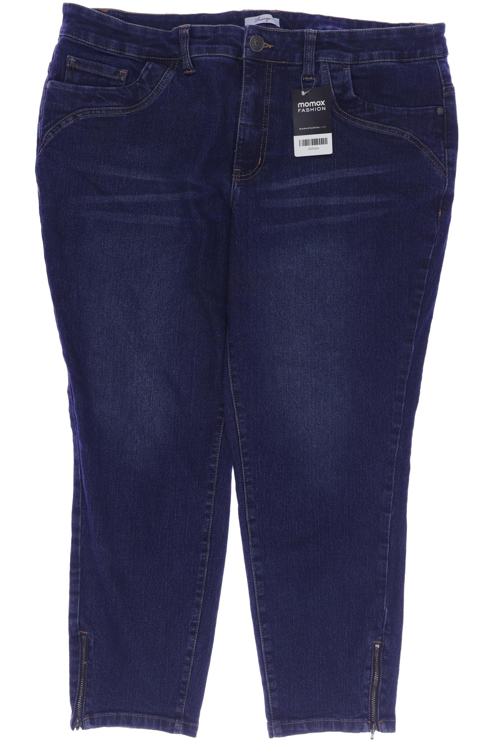 

sheego Damen Jeans, blau, Gr. 48