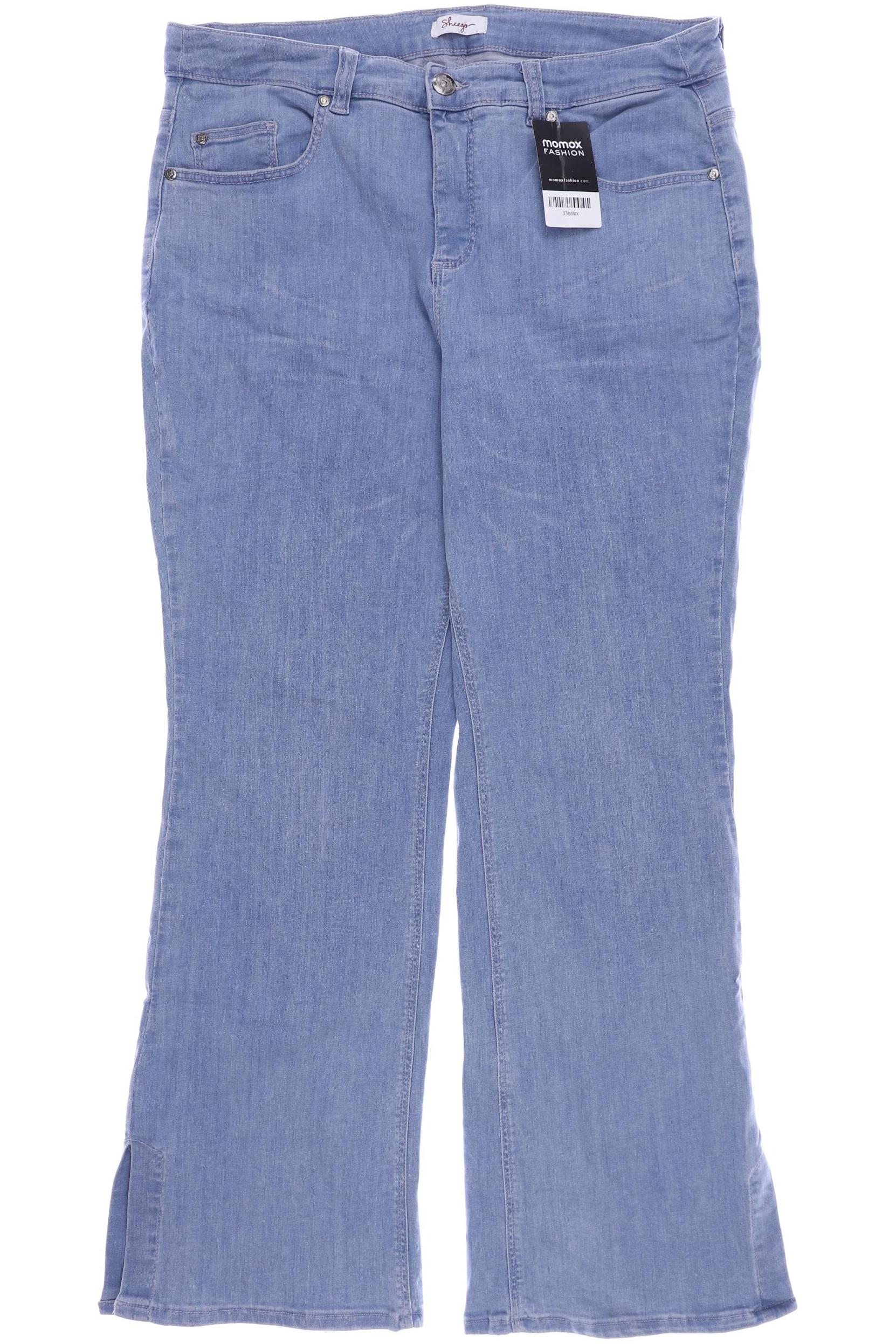 

sheego Damen Jeans, blau