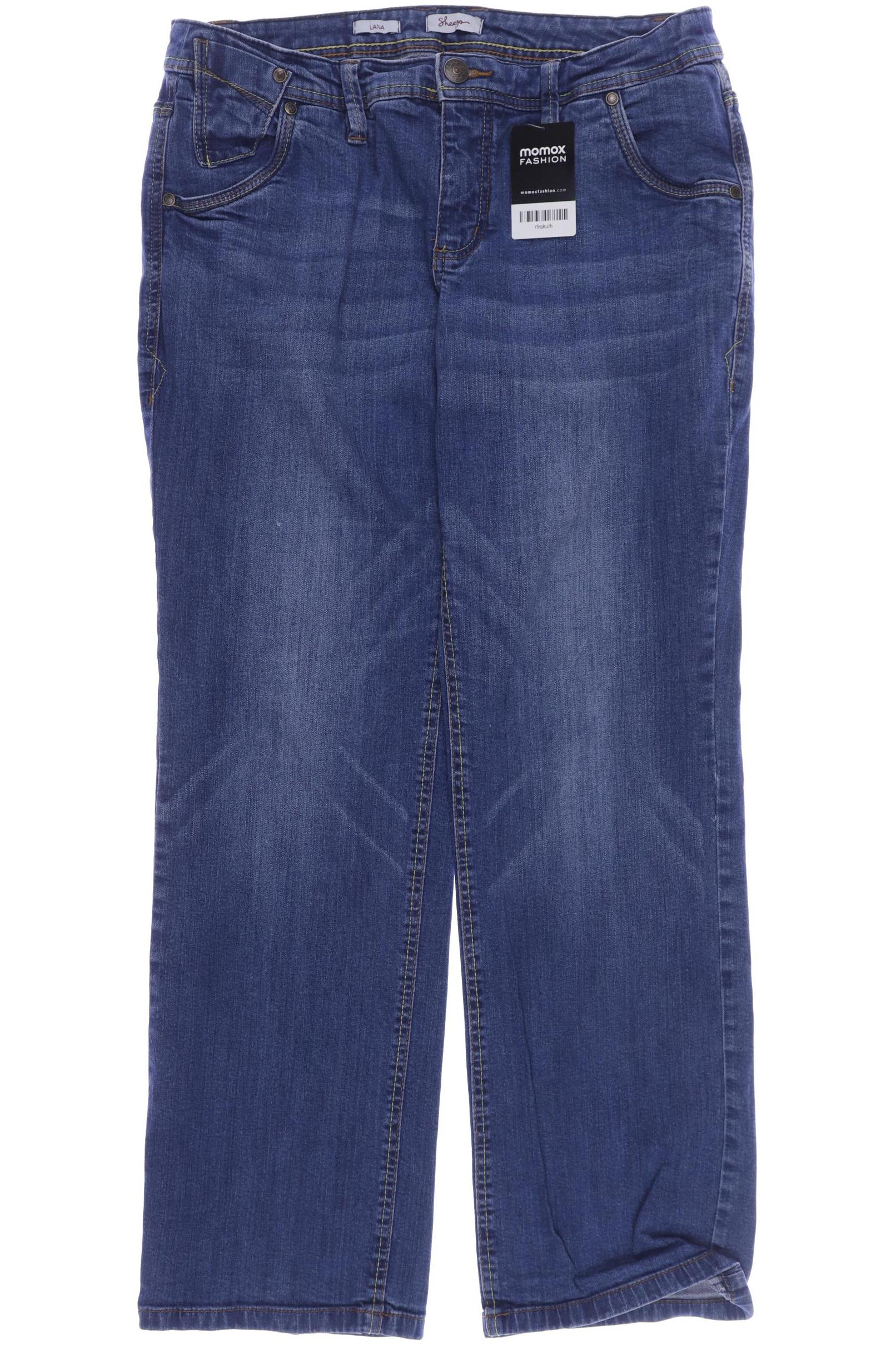 

sheego Damen Jeans, blau, Gr. 44