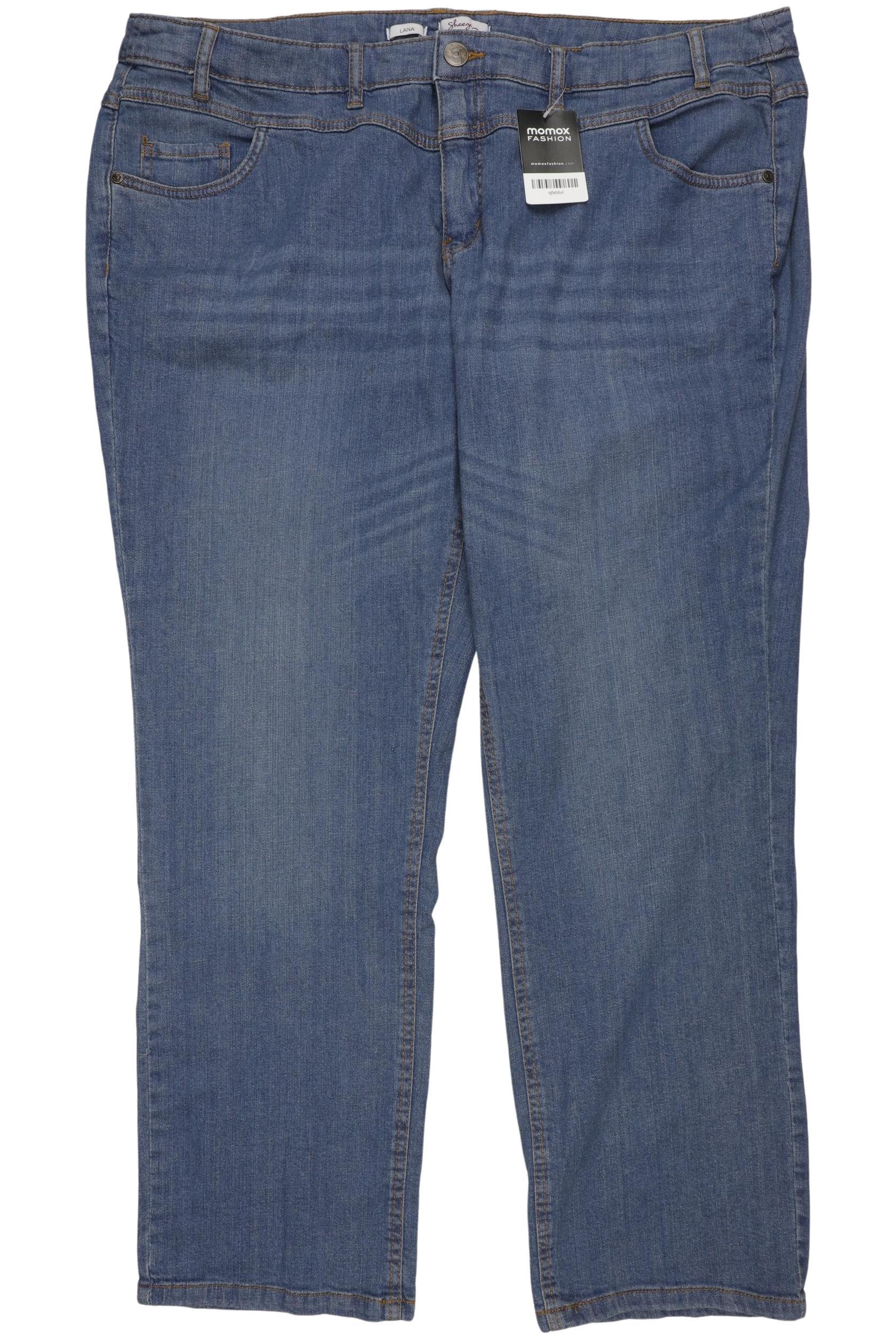 

sheego Damen Jeans, blau, Gr. 52