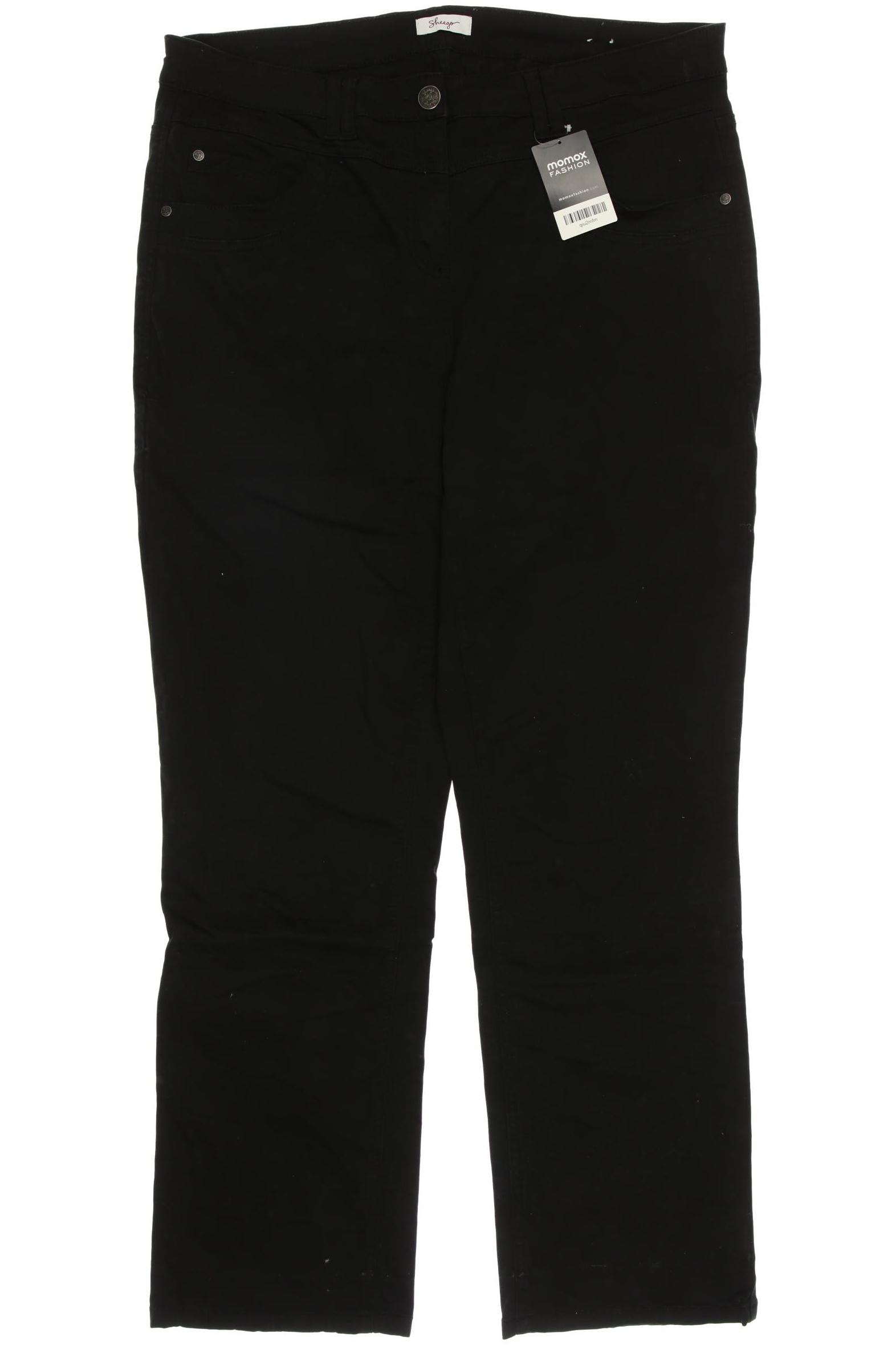 

sheego Damen Jeans, schwarz