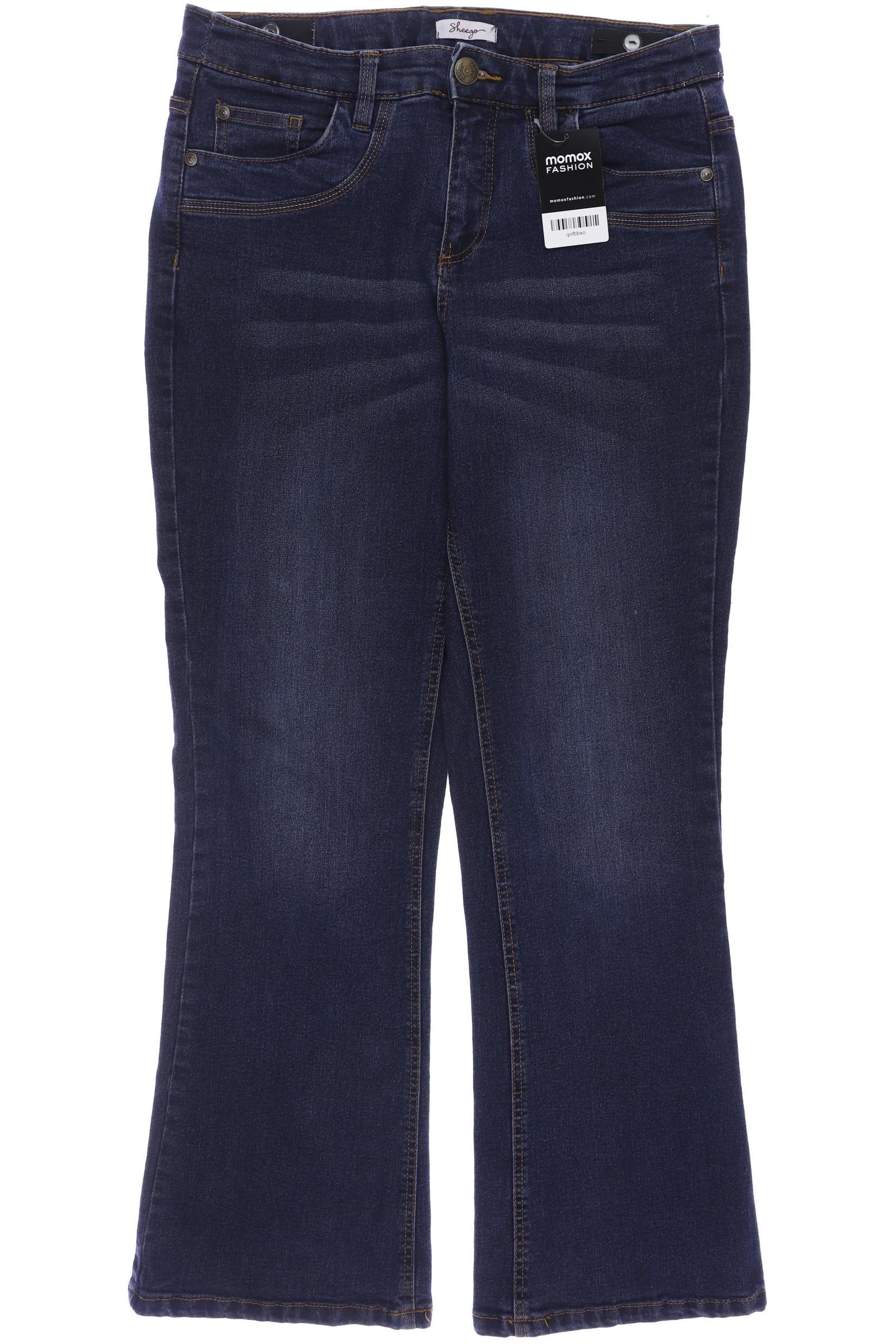 

sheego Damen Jeans, marineblau