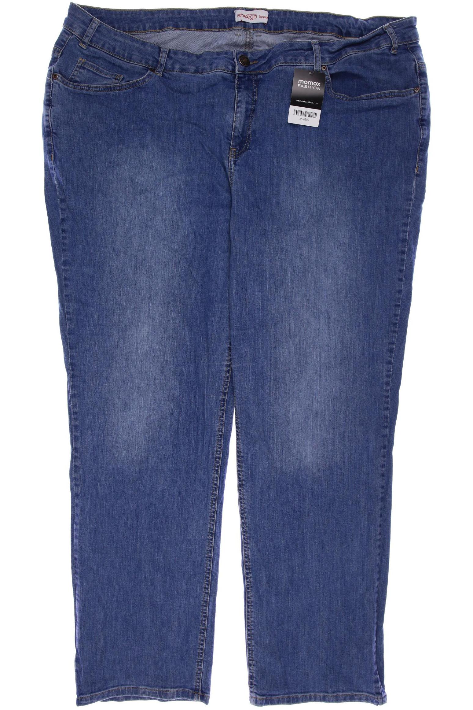 

sheego Damen Jeans, blau