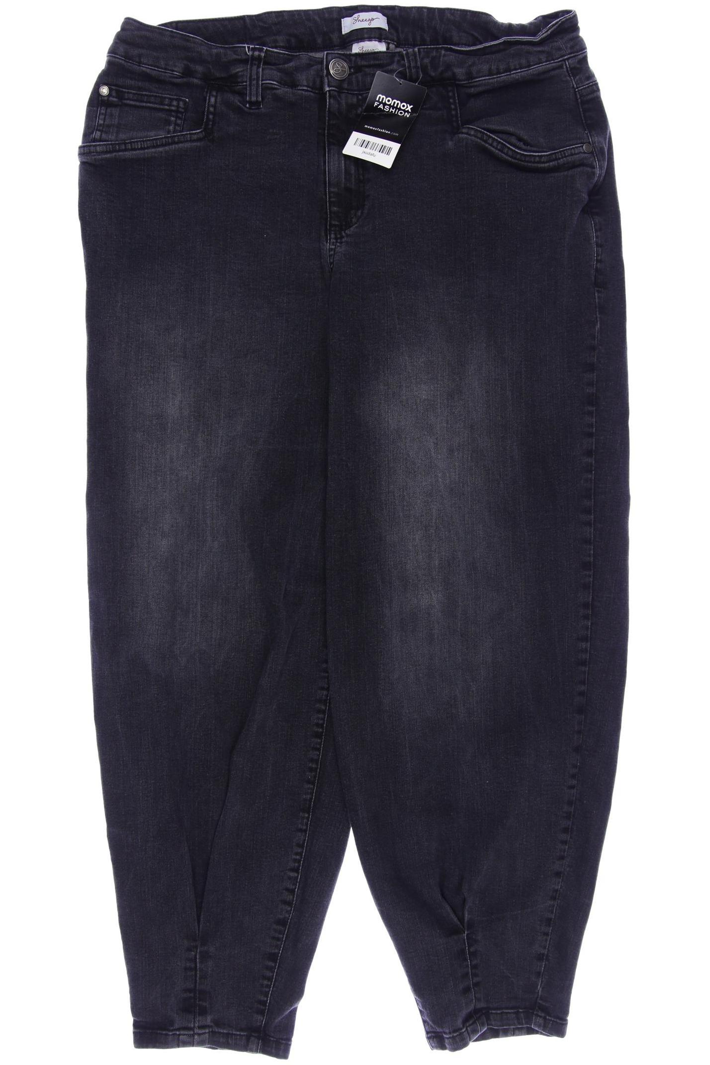

sheego Damen Jeans, grau, Gr. 46