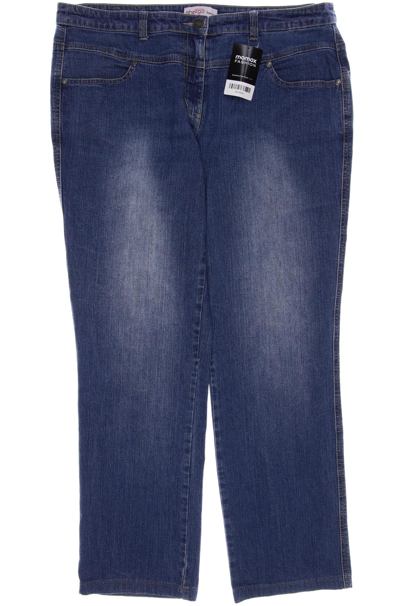 

sheego Damen Jeans, blau, Gr. 44