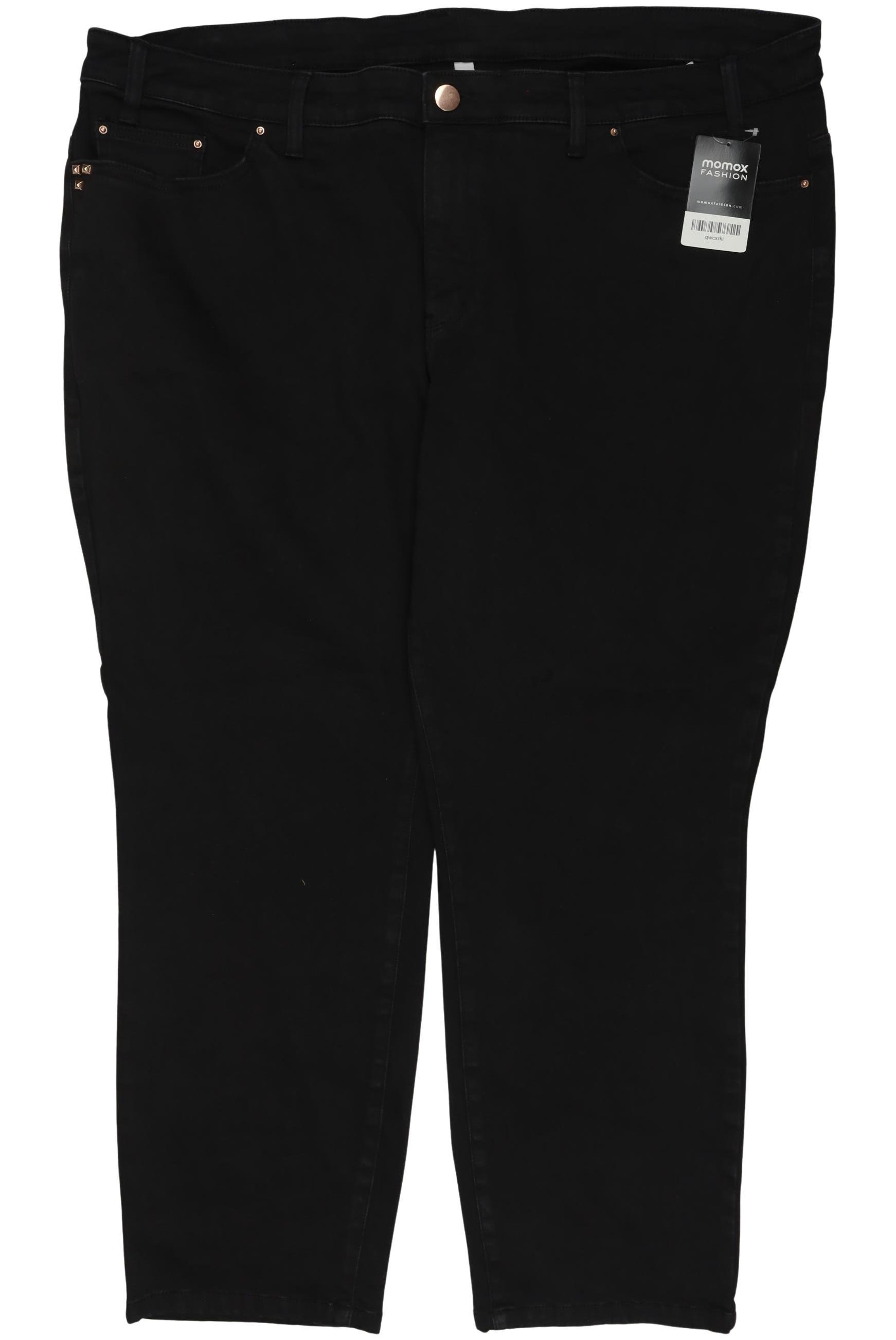 

sheego Damen Jeans, schwarz, Gr. 28