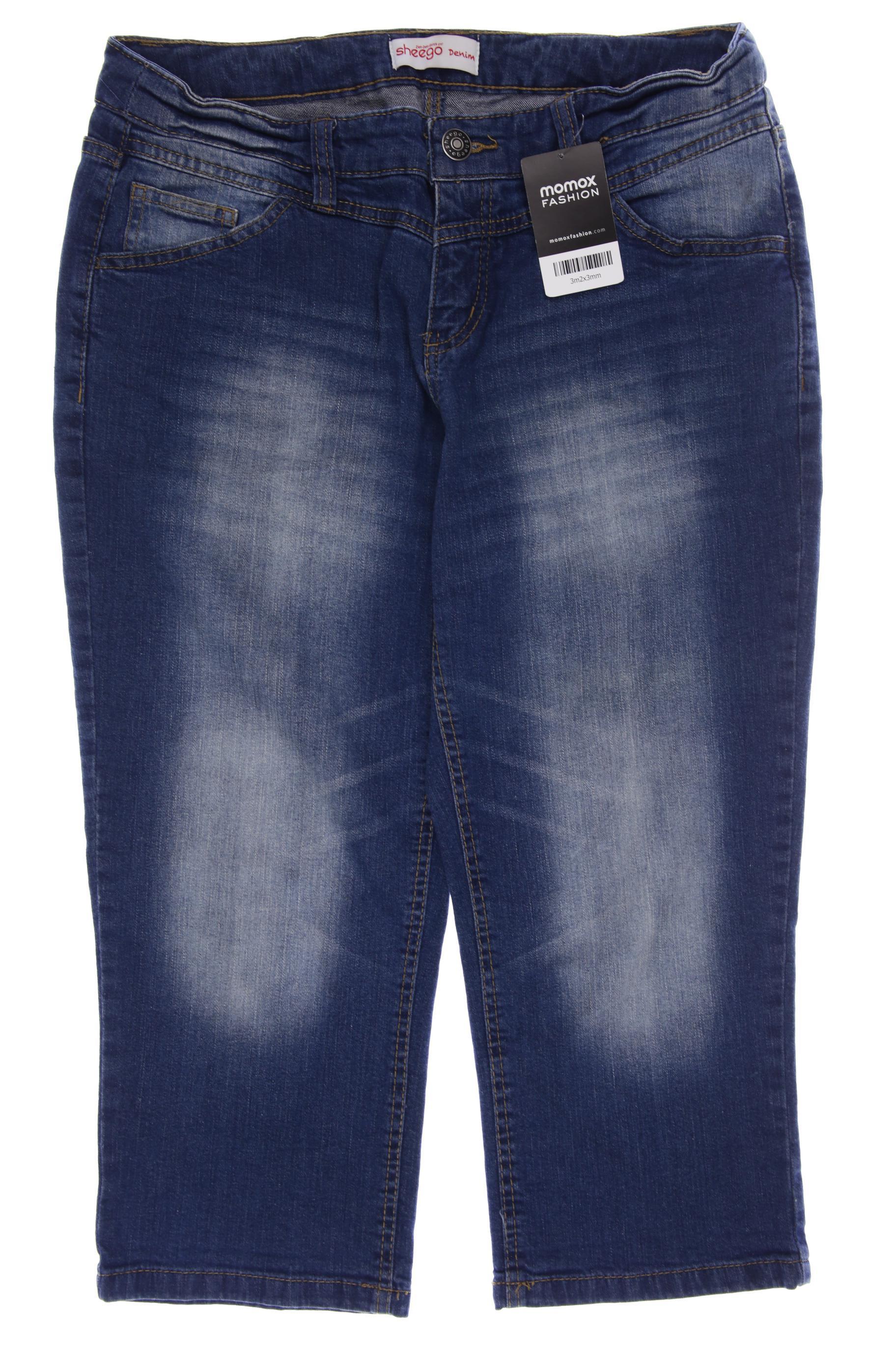 

sheego Damen Jeans, blau