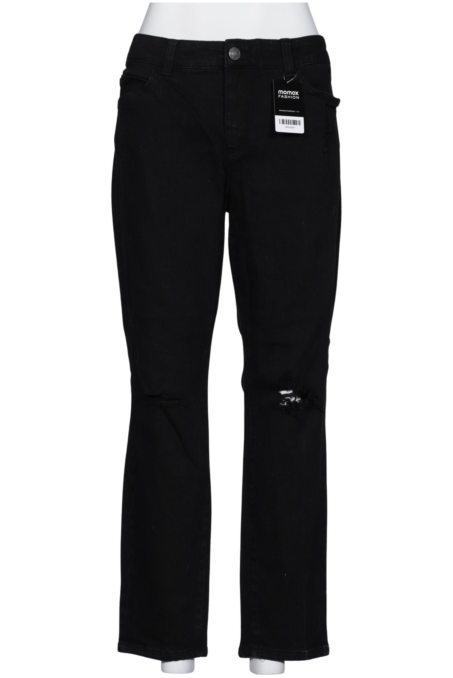 

sheego Damen Jeans, schwarz, Gr. 48