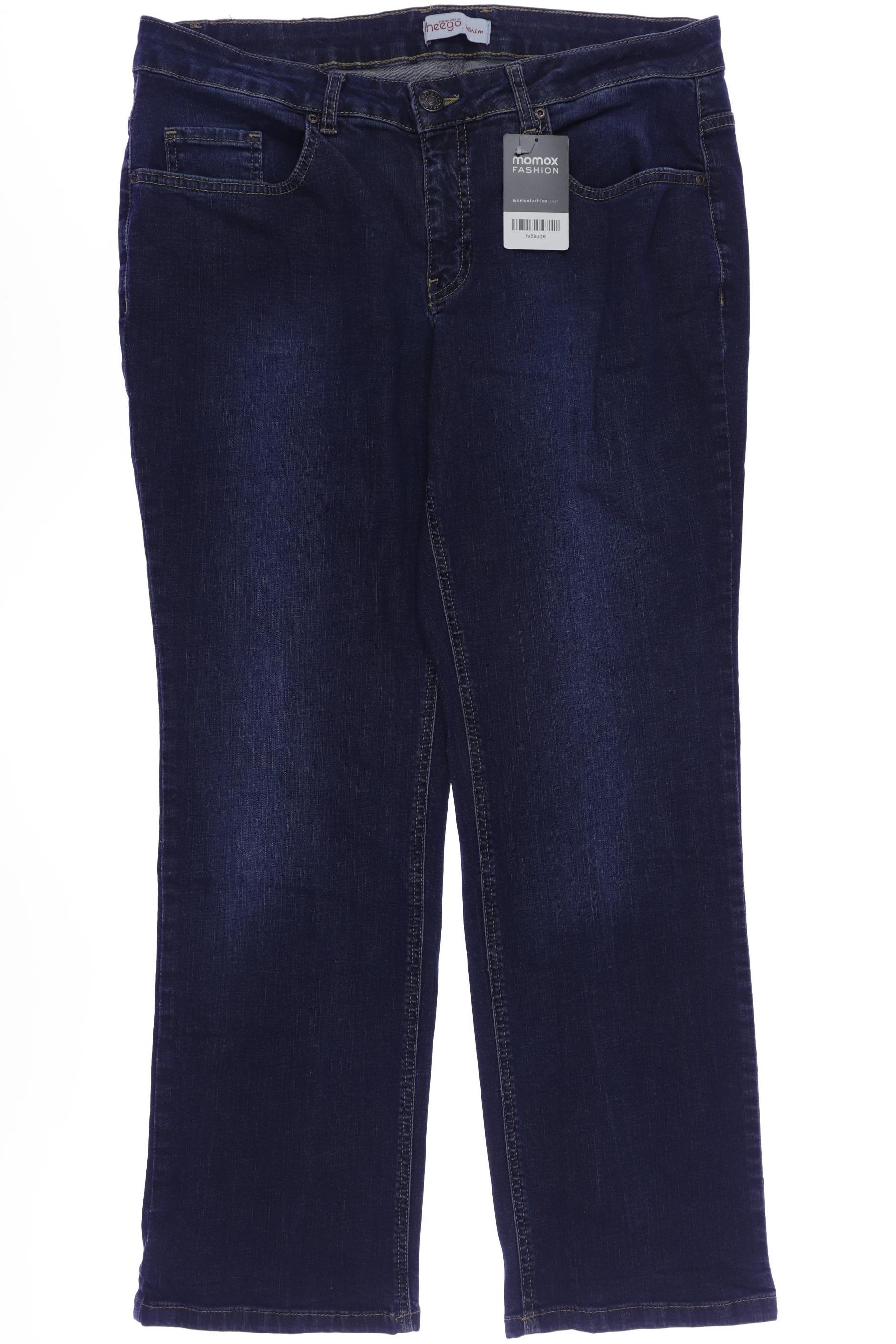 

sheego Damen Jeans, marineblau, Gr. 22