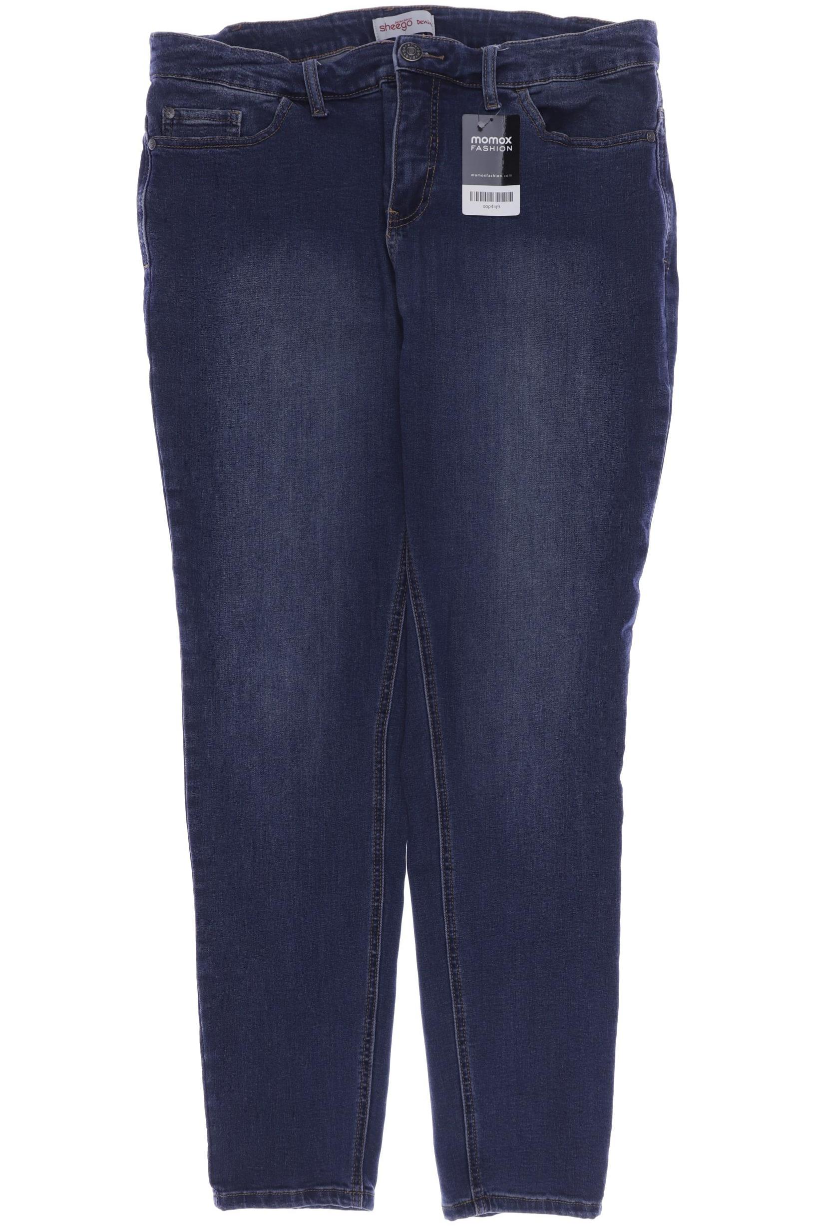

sheego Damen Jeans, blau