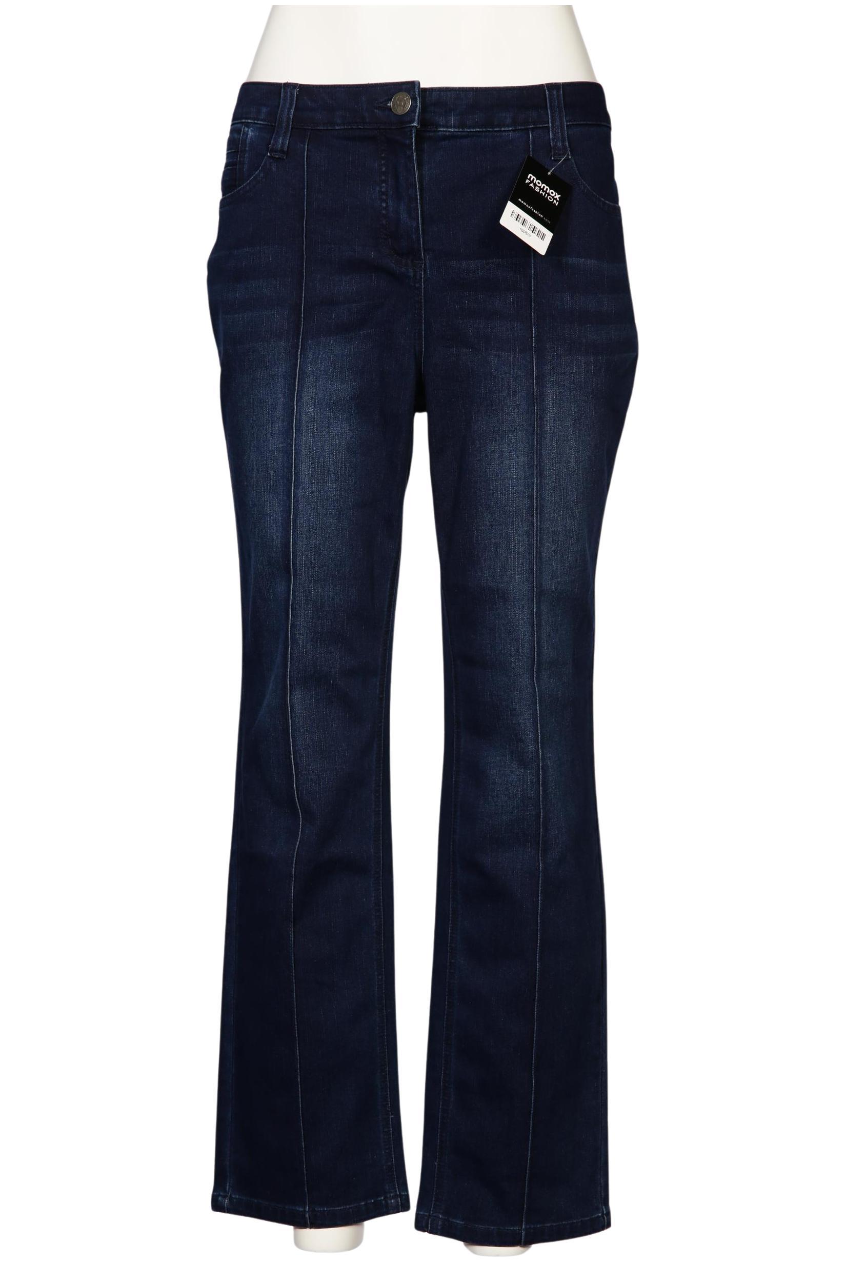 

sheego Damen Jeans, marineblau, Gr. 46
