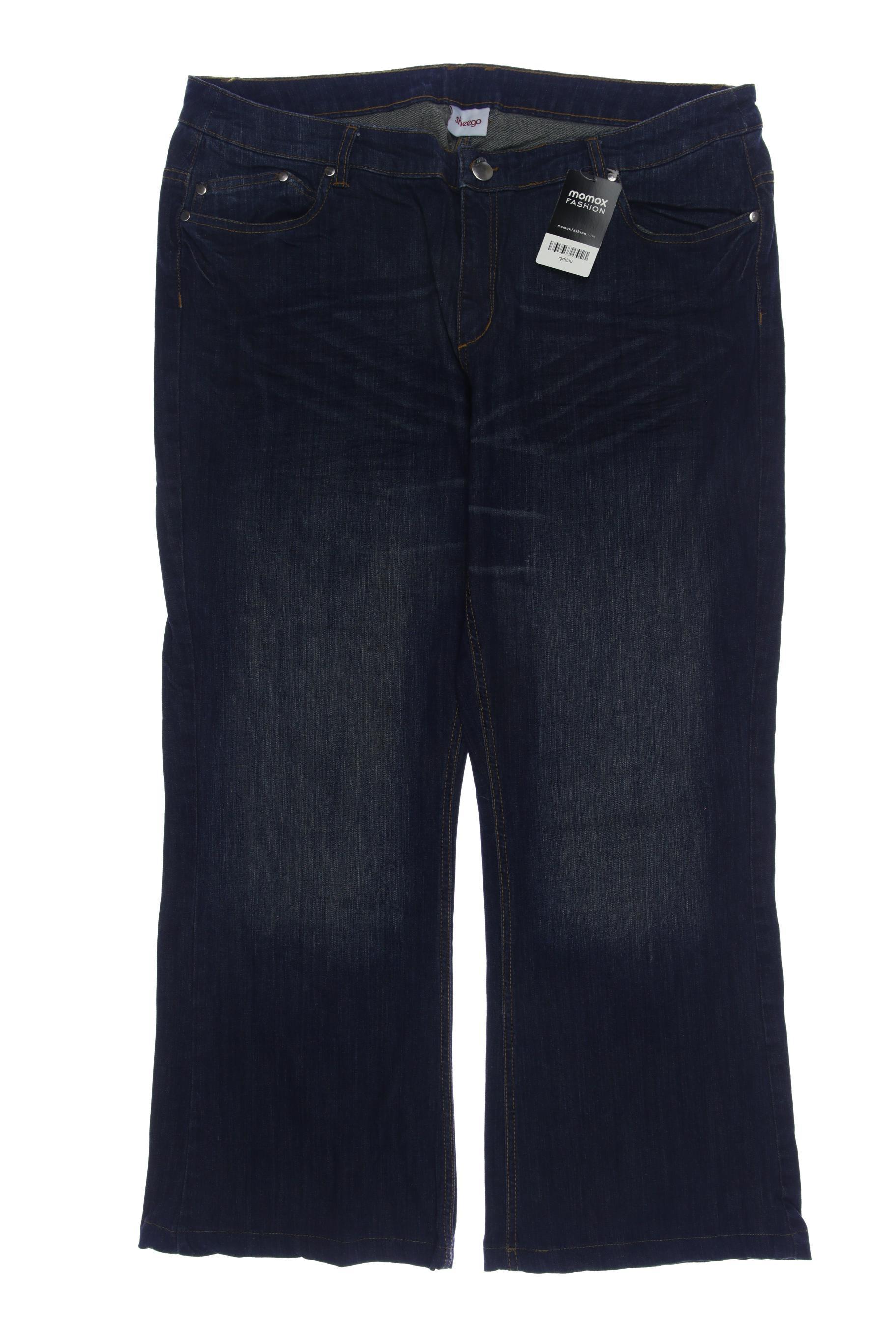 

sheego Damen Jeans, marineblau, Gr. 50