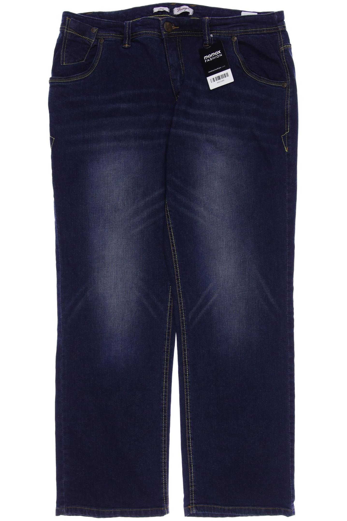 

sheego Damen Jeans, marineblau