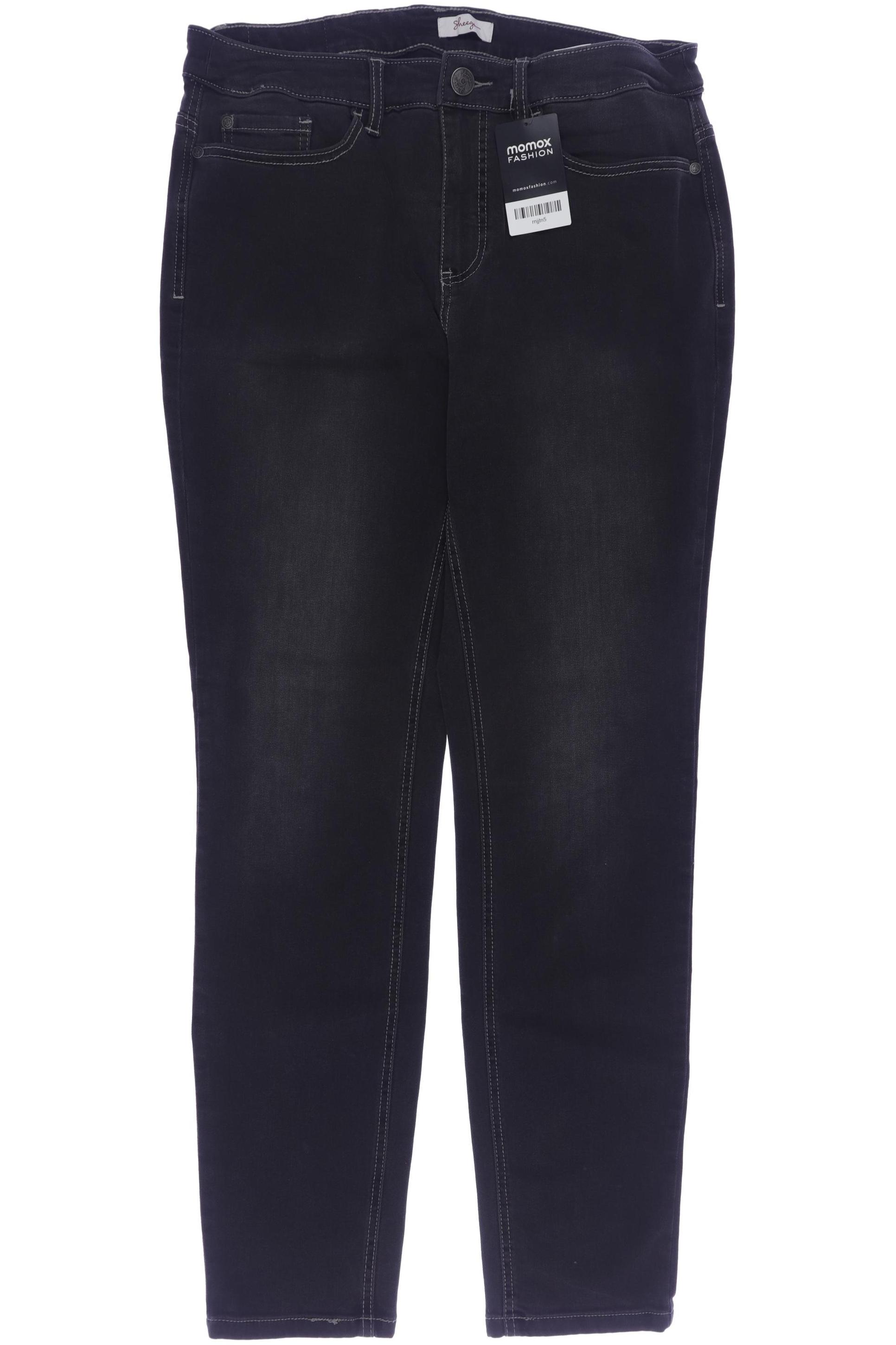 

sheego Damen Jeans, grau, Gr. 44