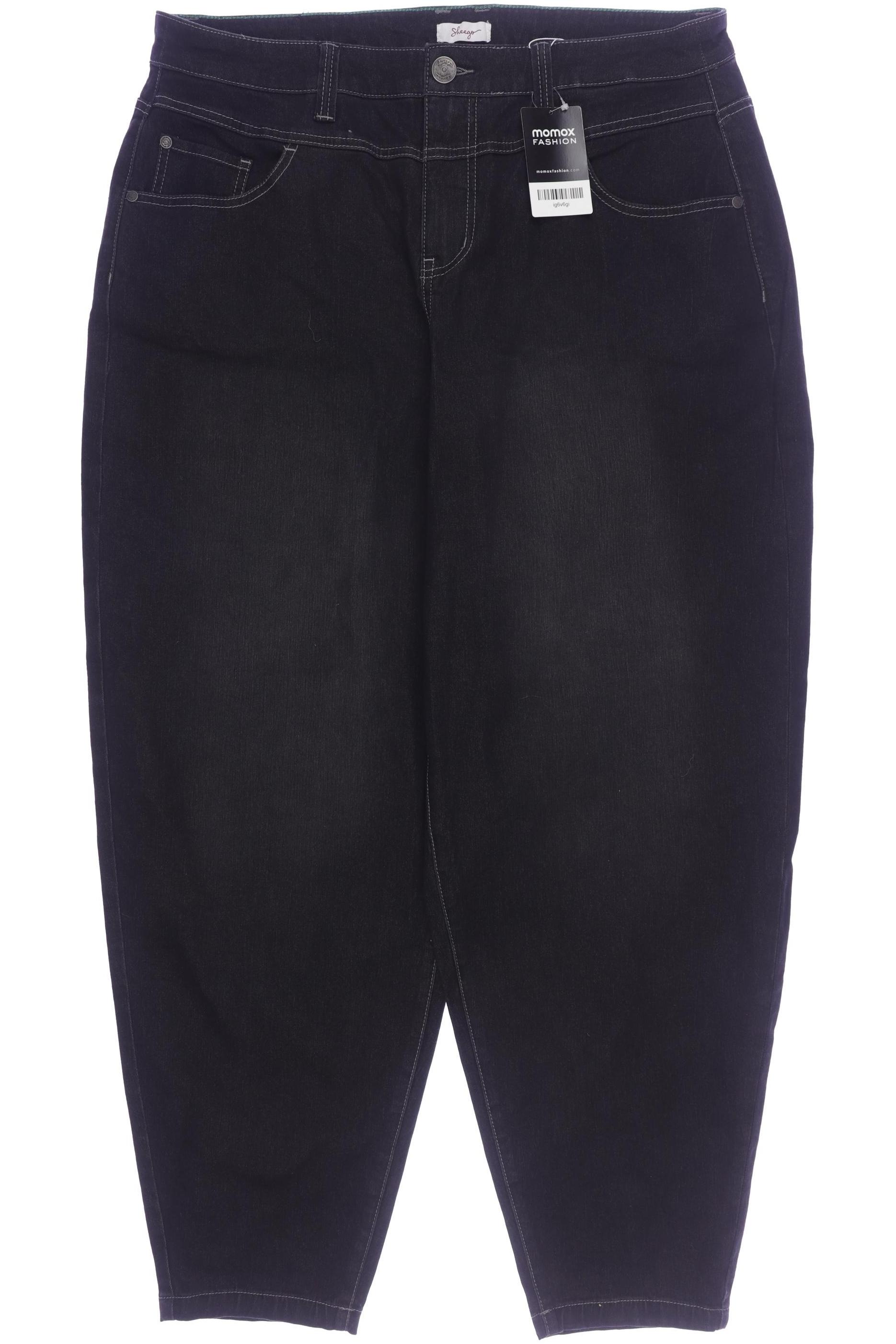 

sheego Damen Jeans, grau, Gr. 46