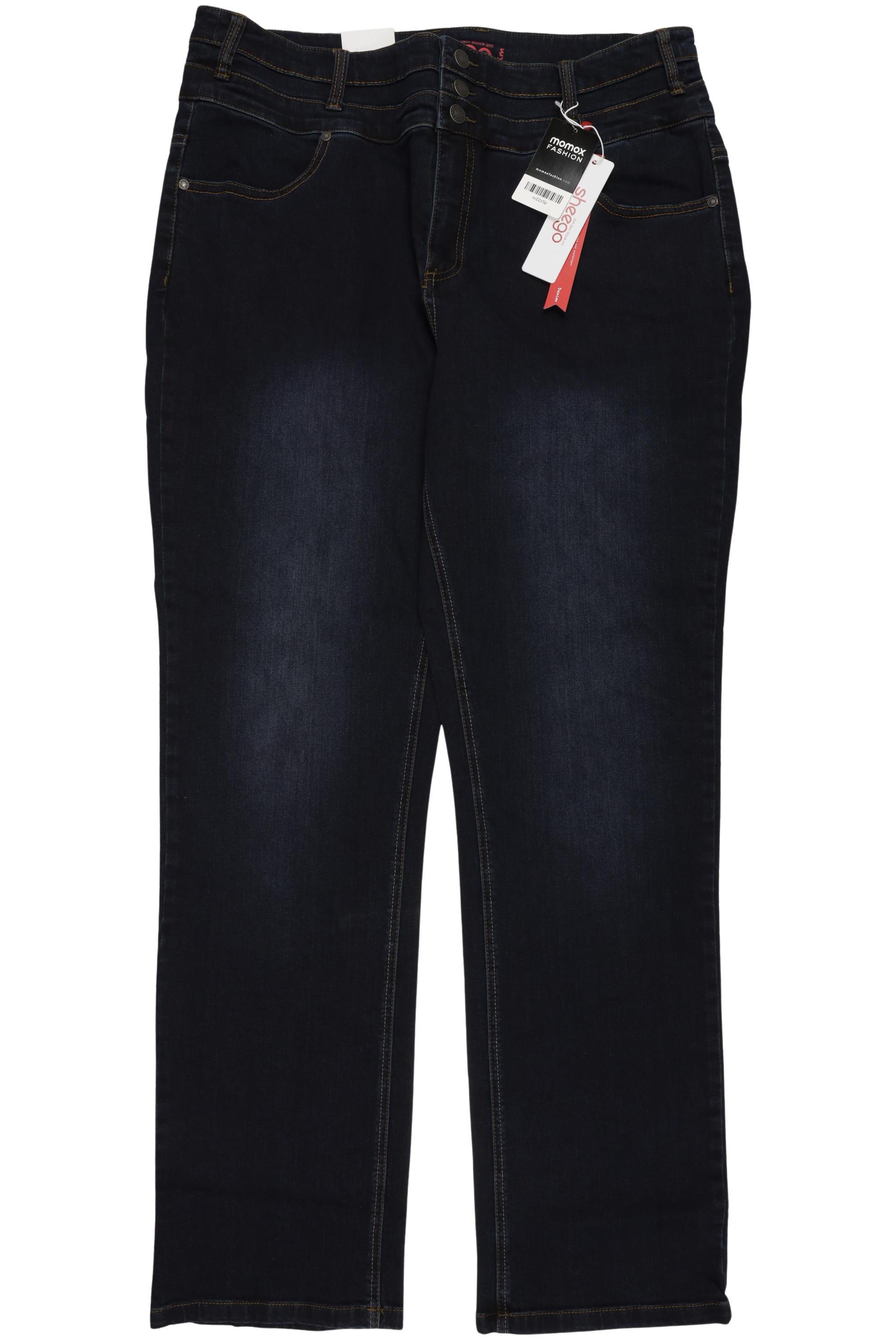 

sheego Damen Jeans, marineblau, Gr. 100