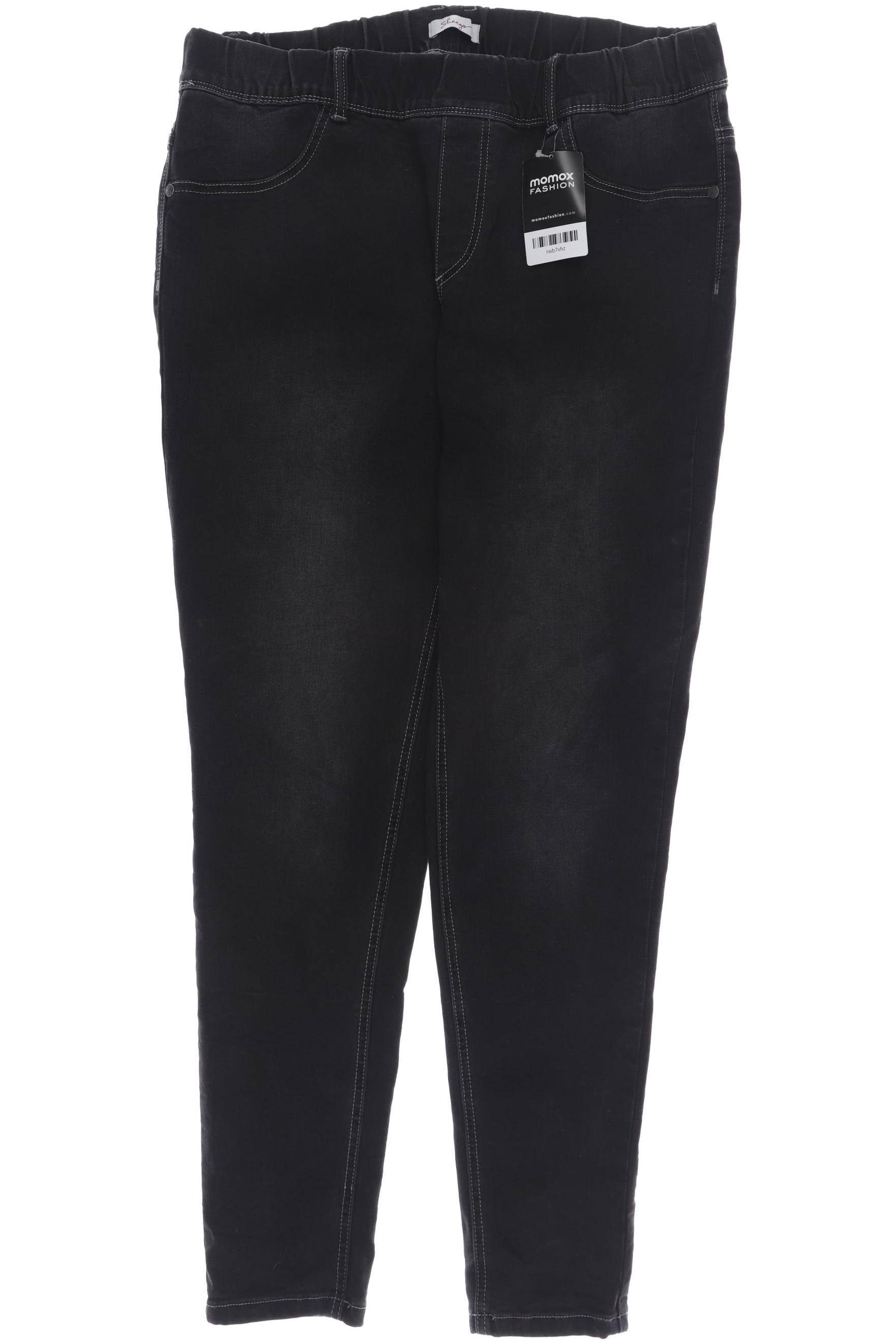 

sheego Damen Jeans, grau