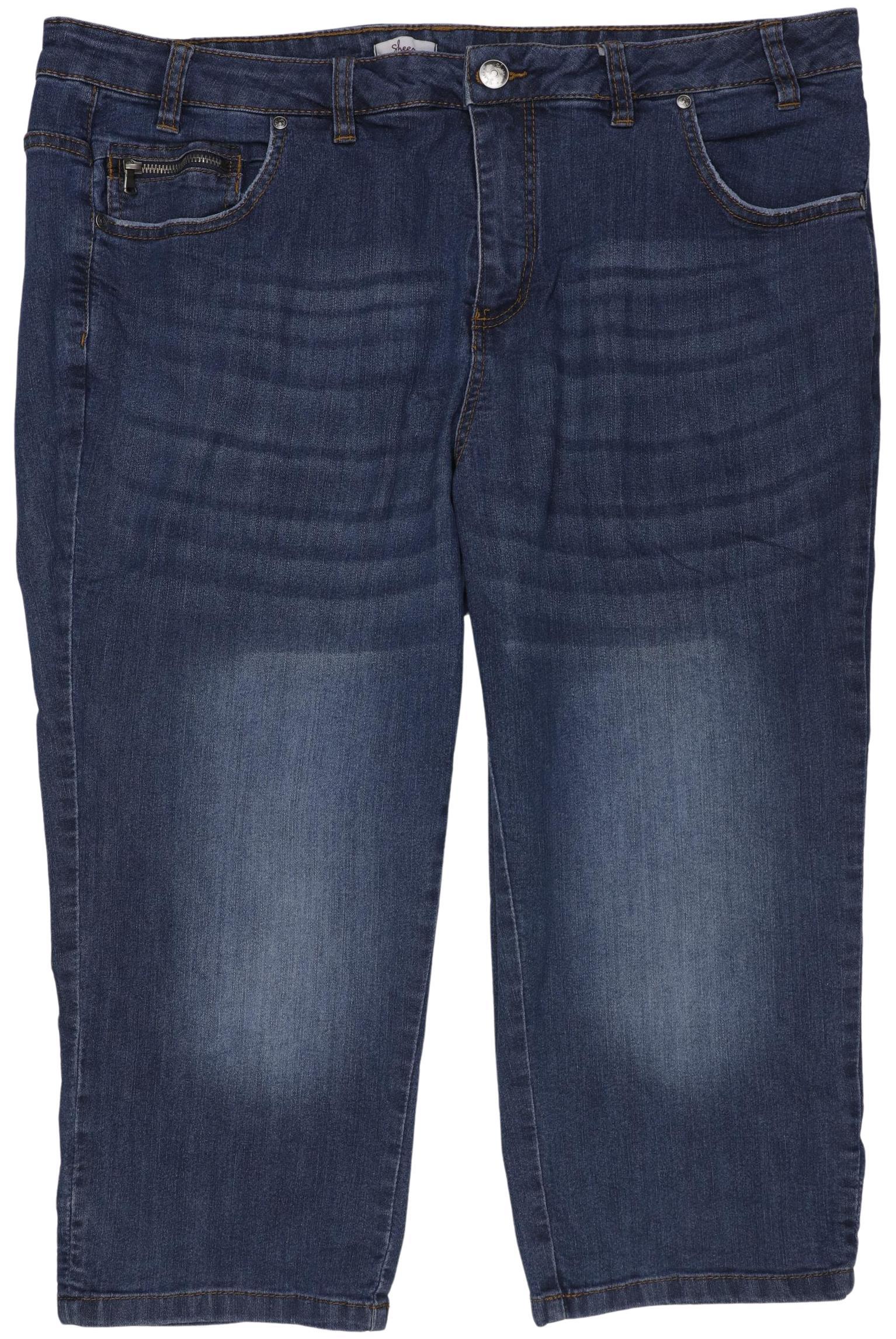 

sheego Damen Jeans, blau, Gr. 52
