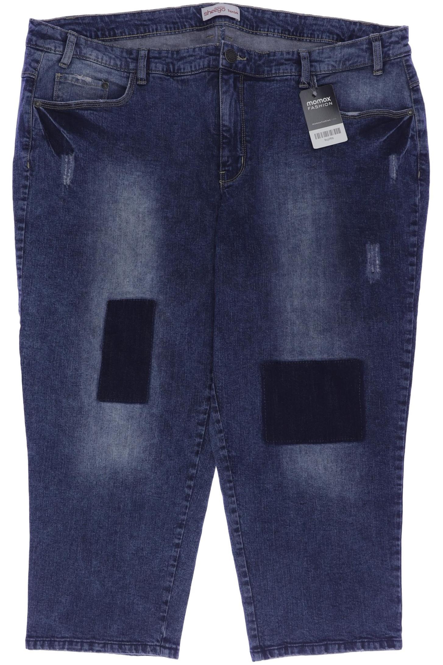 

sheego Damen Jeans, blau, Gr. 52