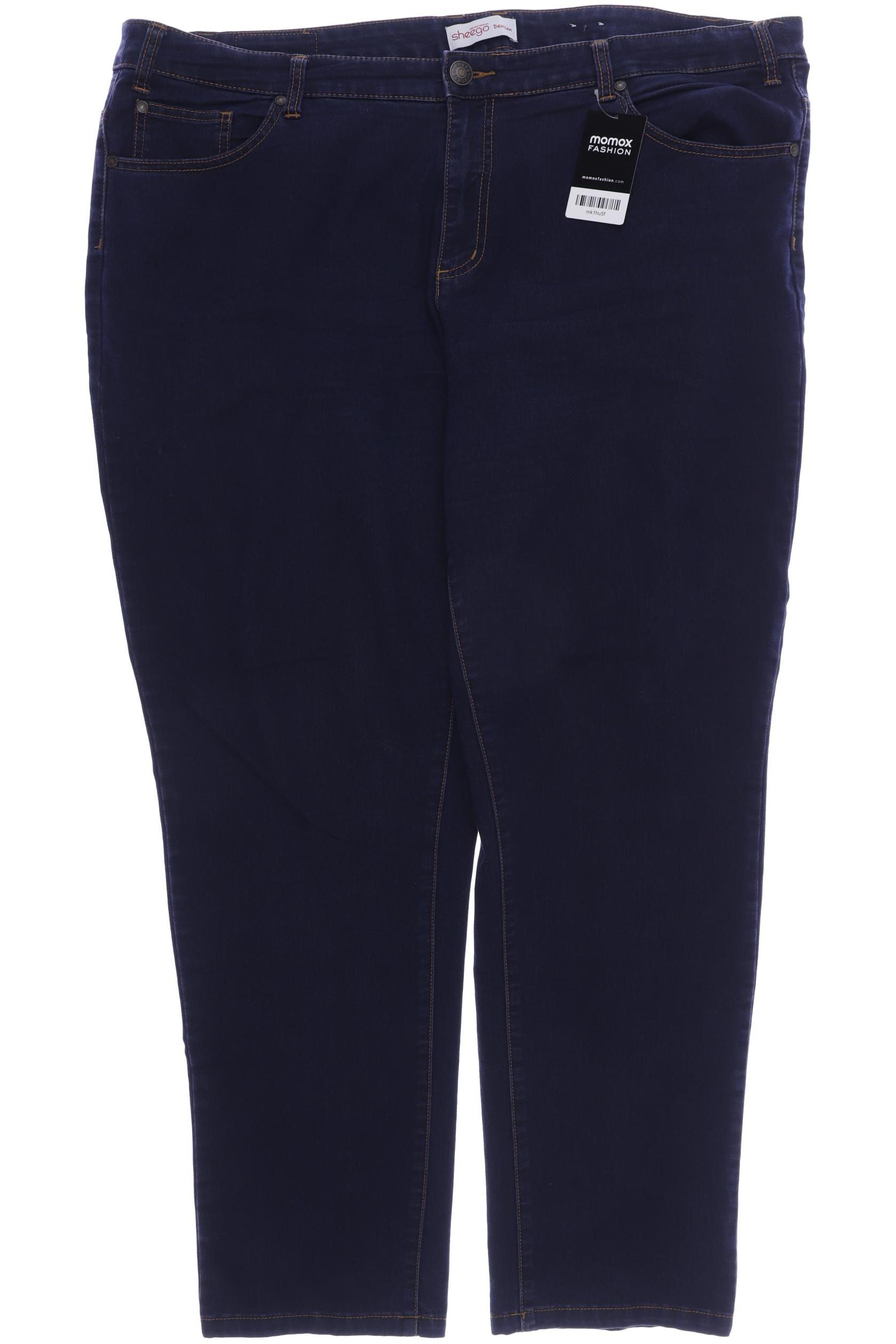 

sheego Damen Jeans, marineblau