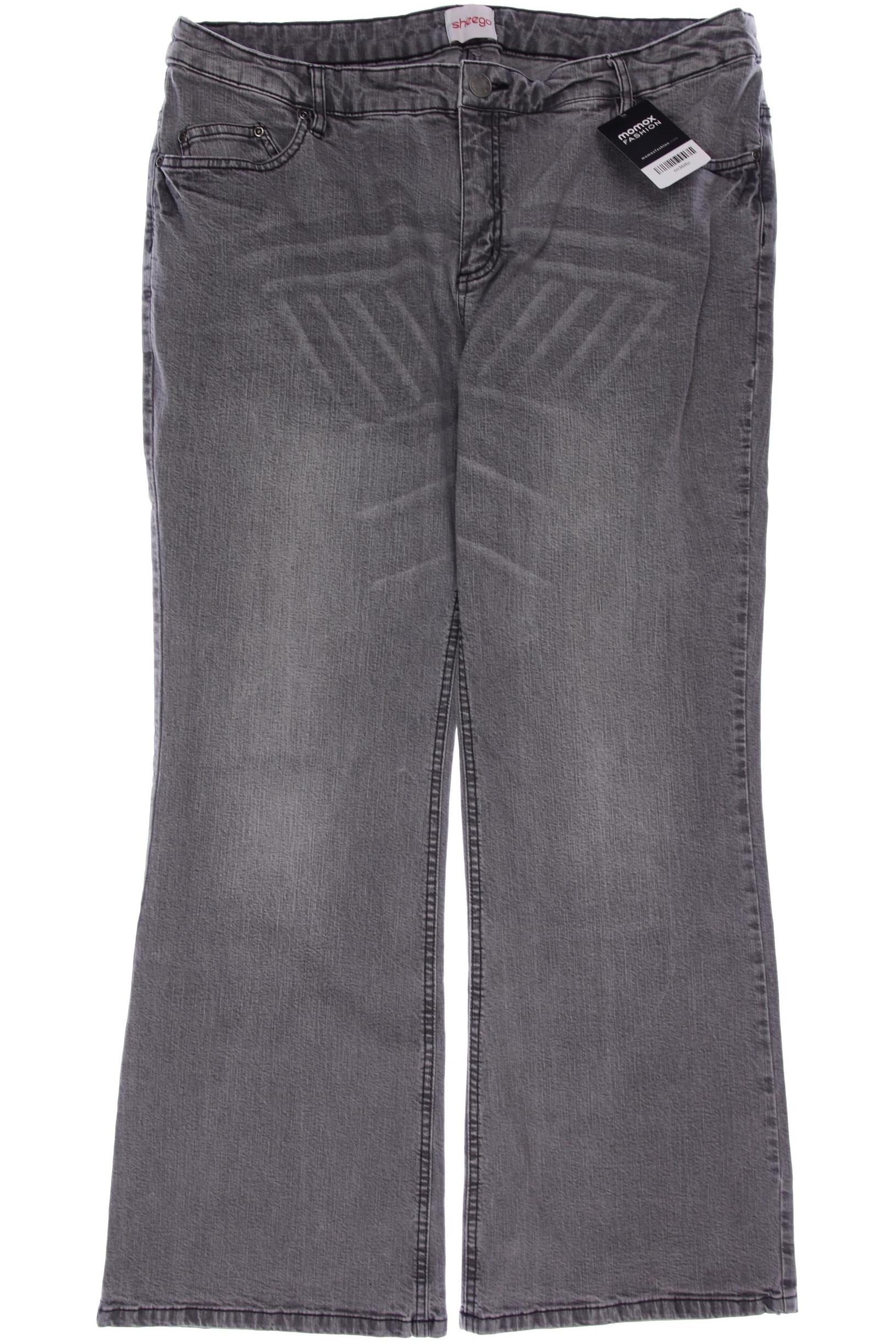 

sheego Damen Jeans, grau