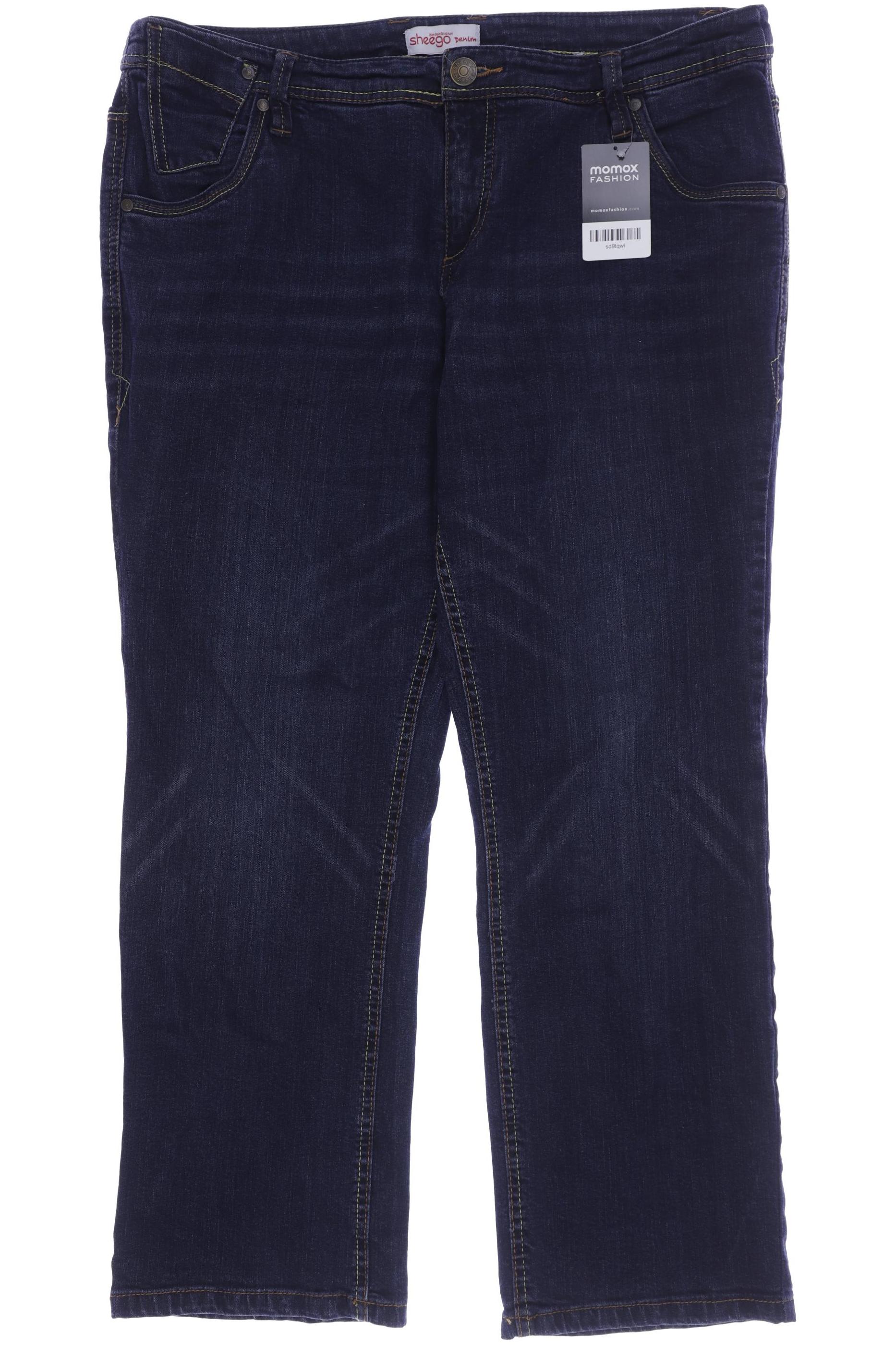 

sheego Damen Jeans, marineblau