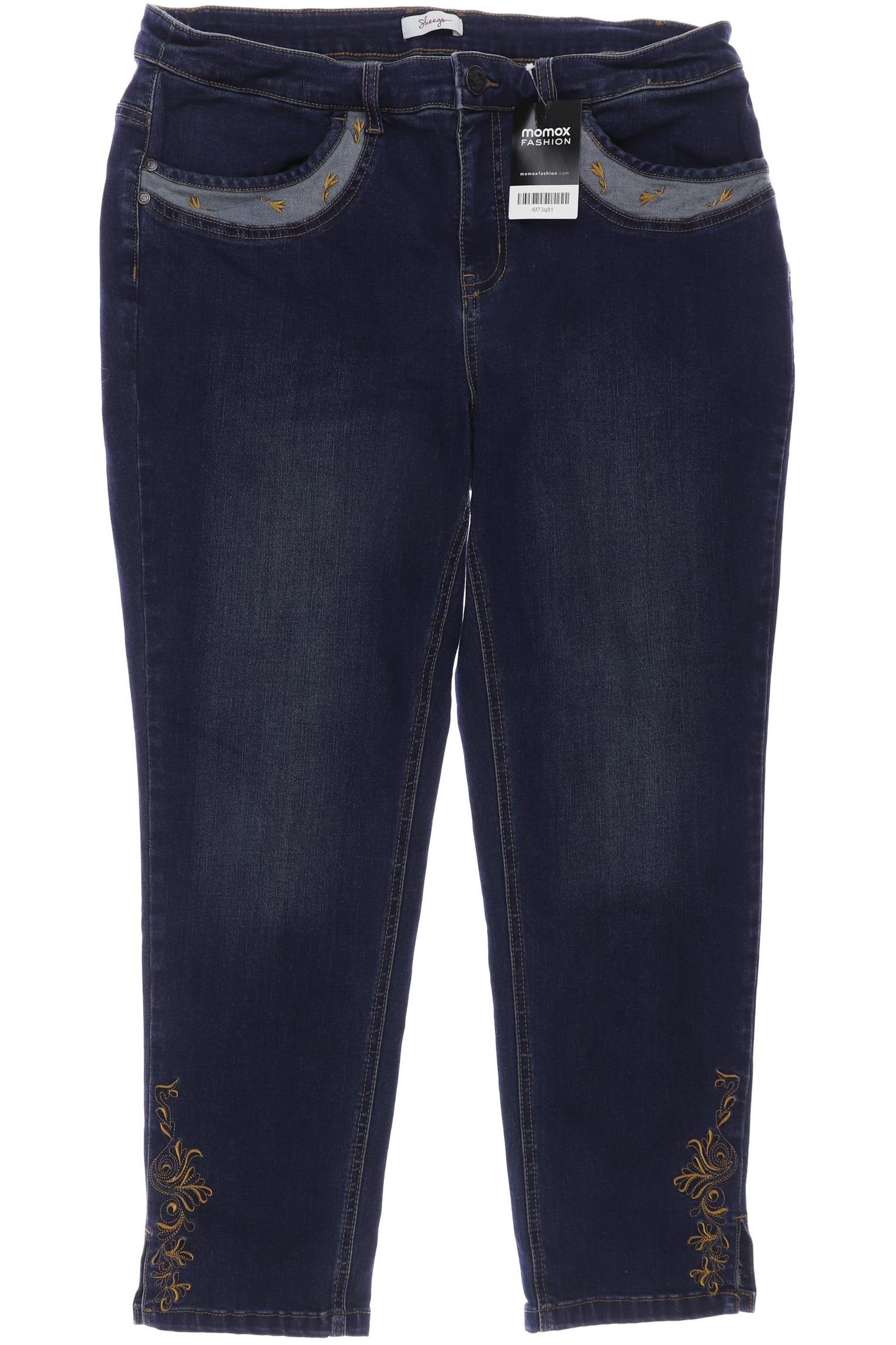 

sheego Damen Jeans, marineblau, Gr. 50