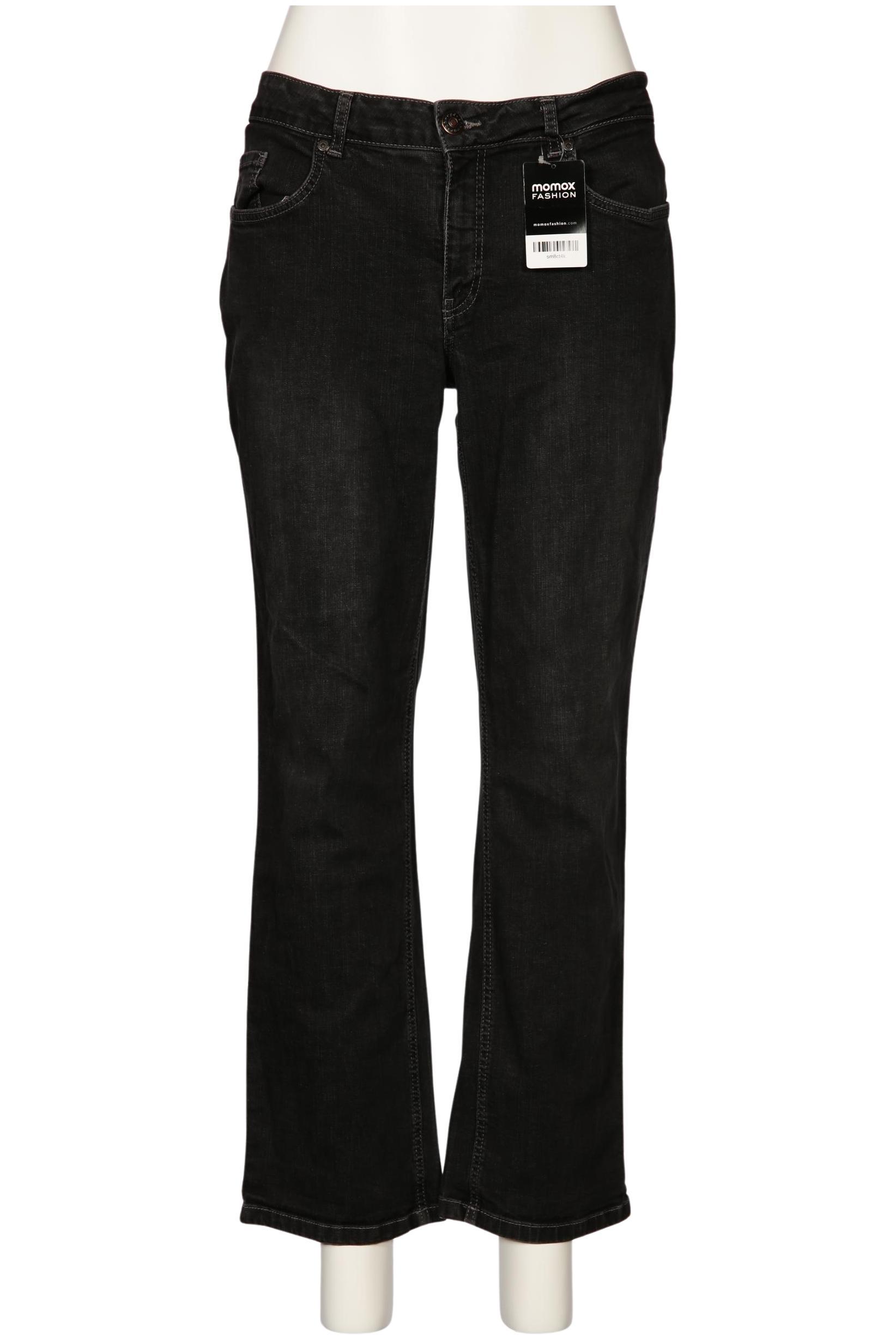 

sheego Damen Jeans, schwarz, Gr. 46