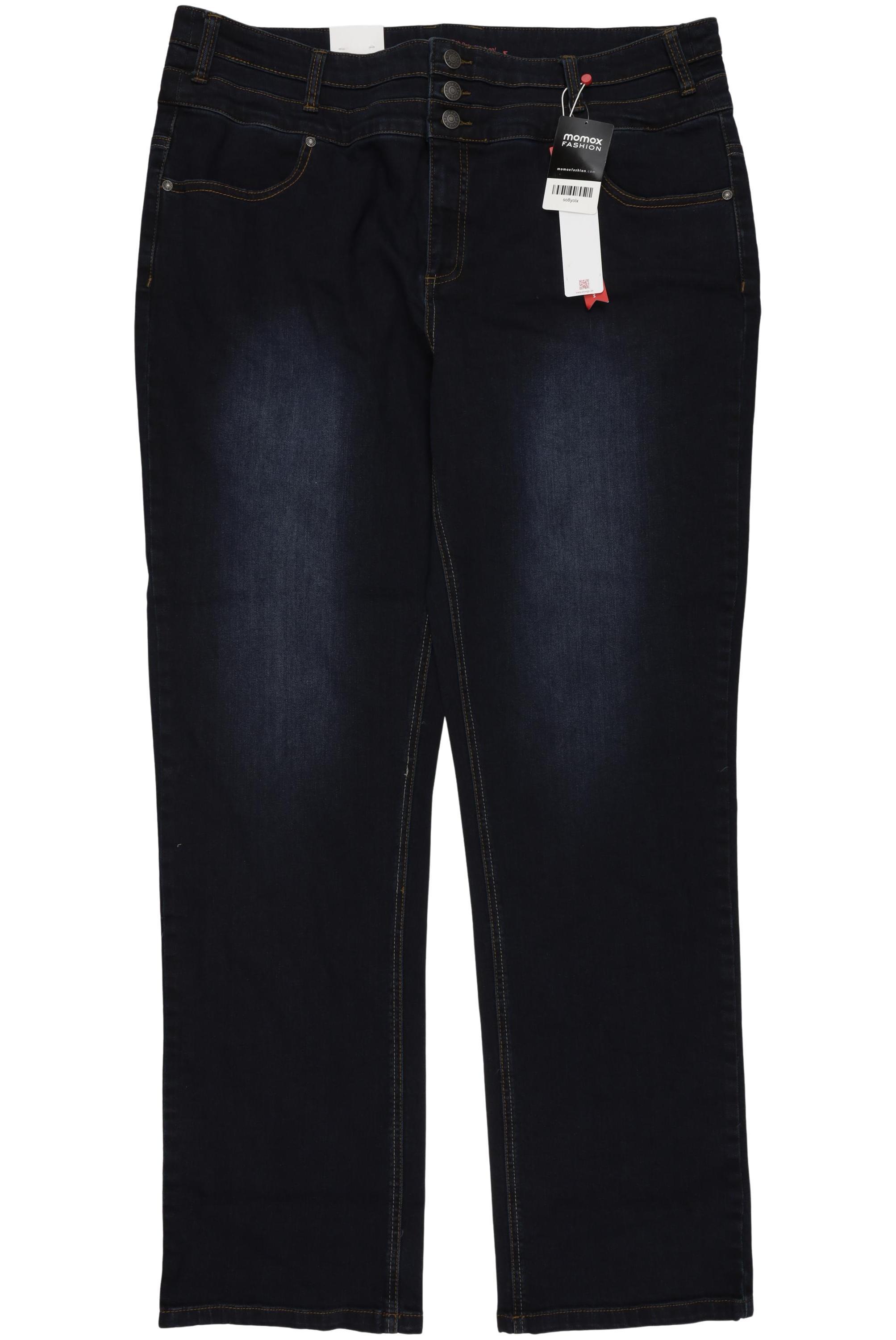 

sheego Damen Jeans, marineblau, Gr. 100
