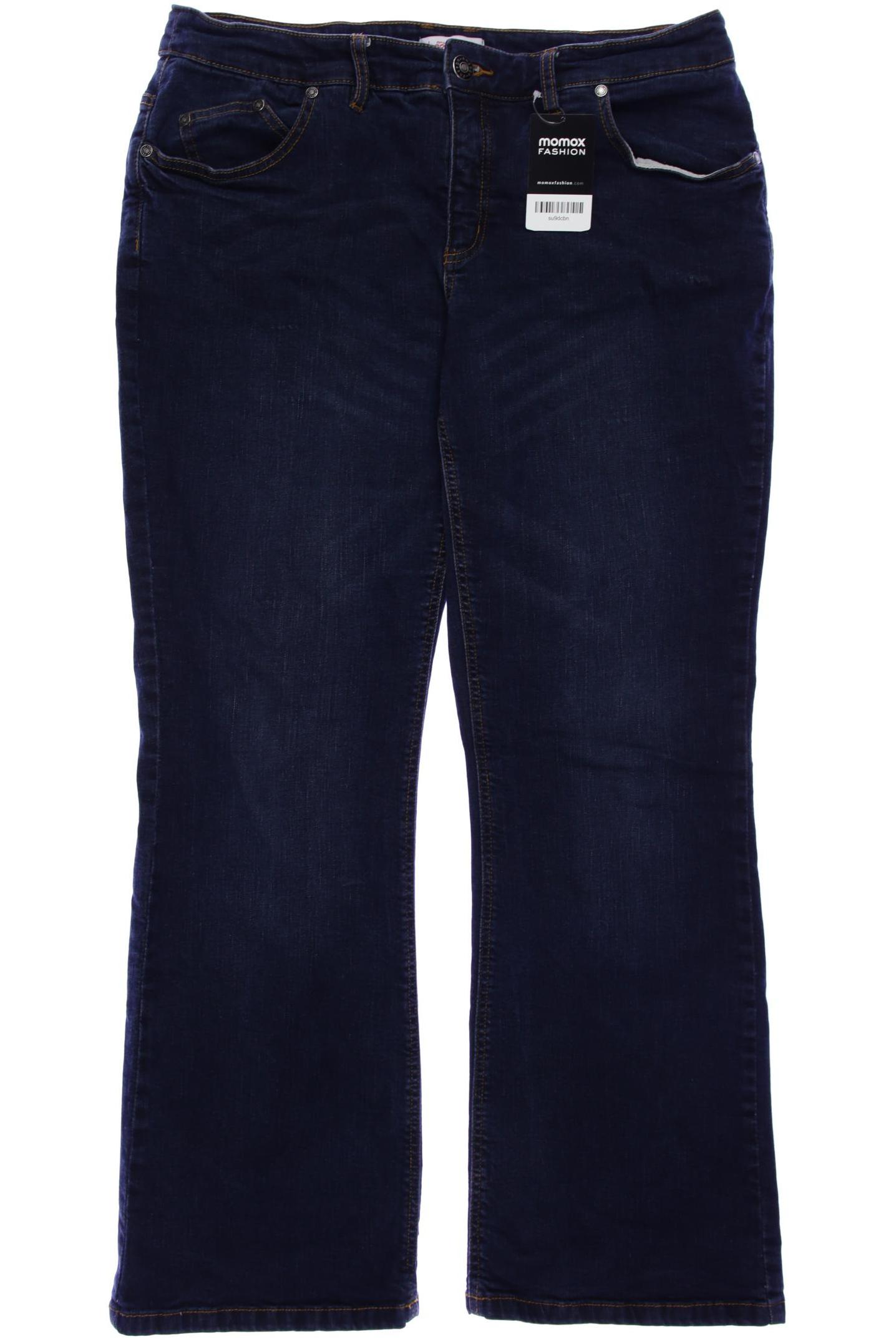 

sheego Damen Jeans, marineblau, Gr. 46