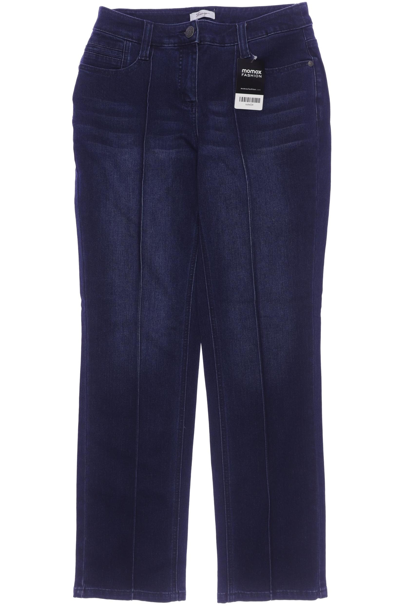 

sheego Damen Jeans, marineblau, Gr. 40