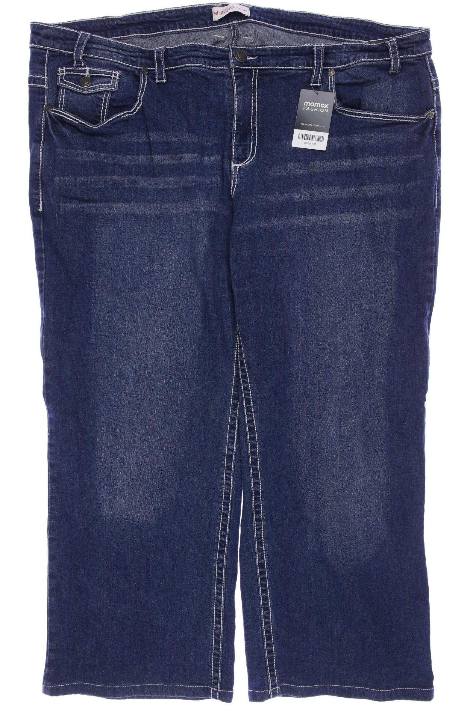 

sheego Damen Jeans, blau, Gr. 54