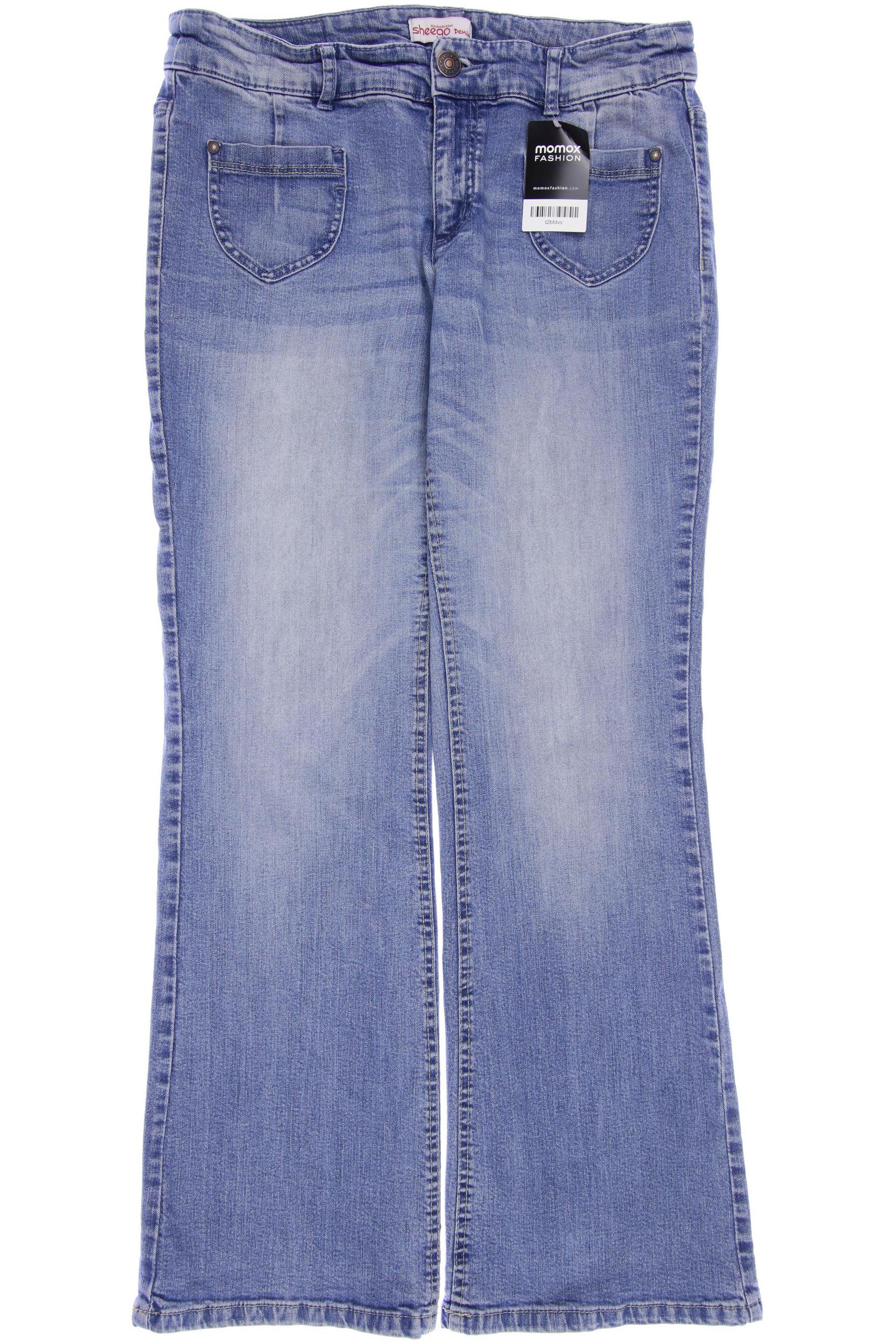 

sheego Damen Jeans, blau