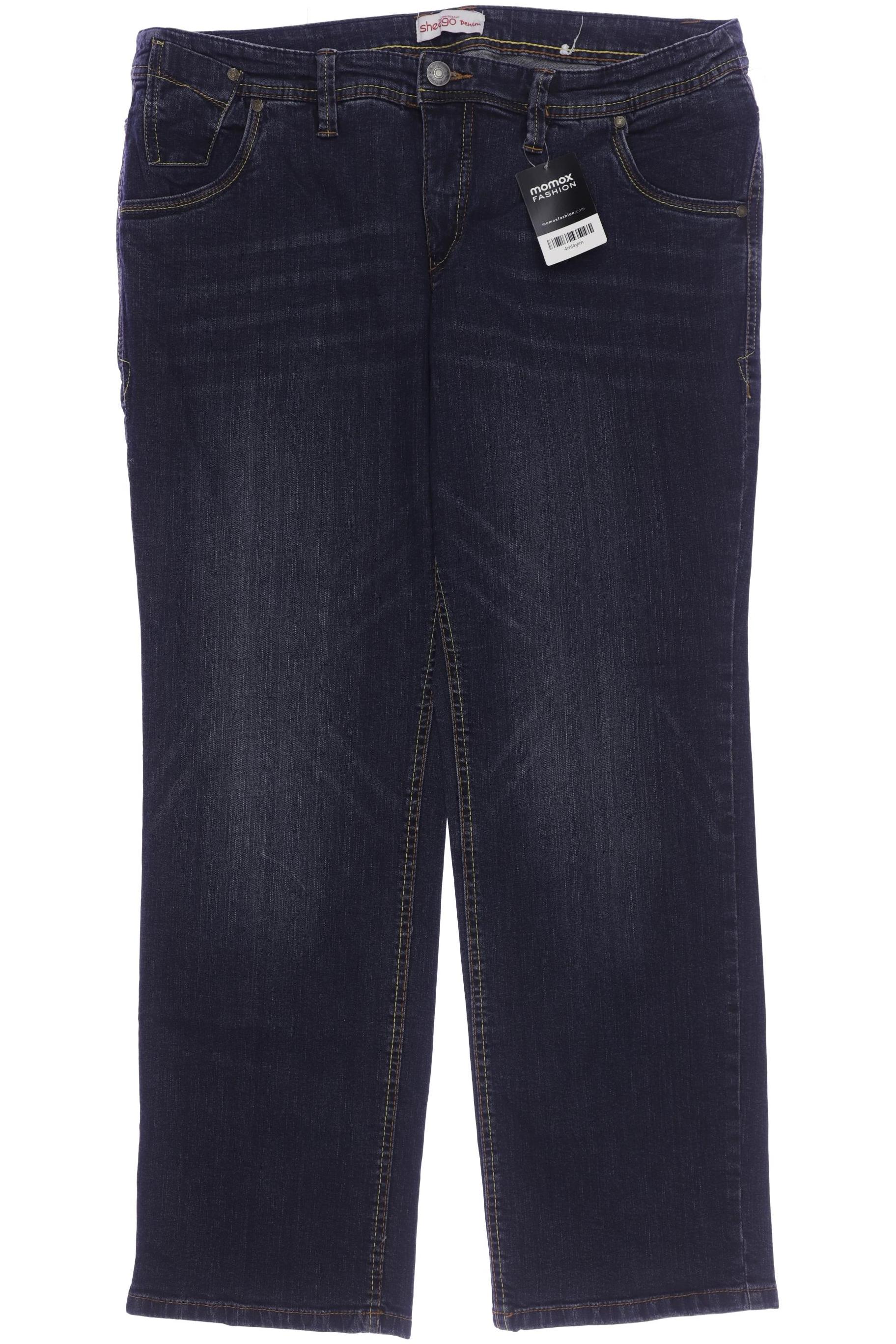 

sheego Damen Jeans, marineblau, Gr. 48