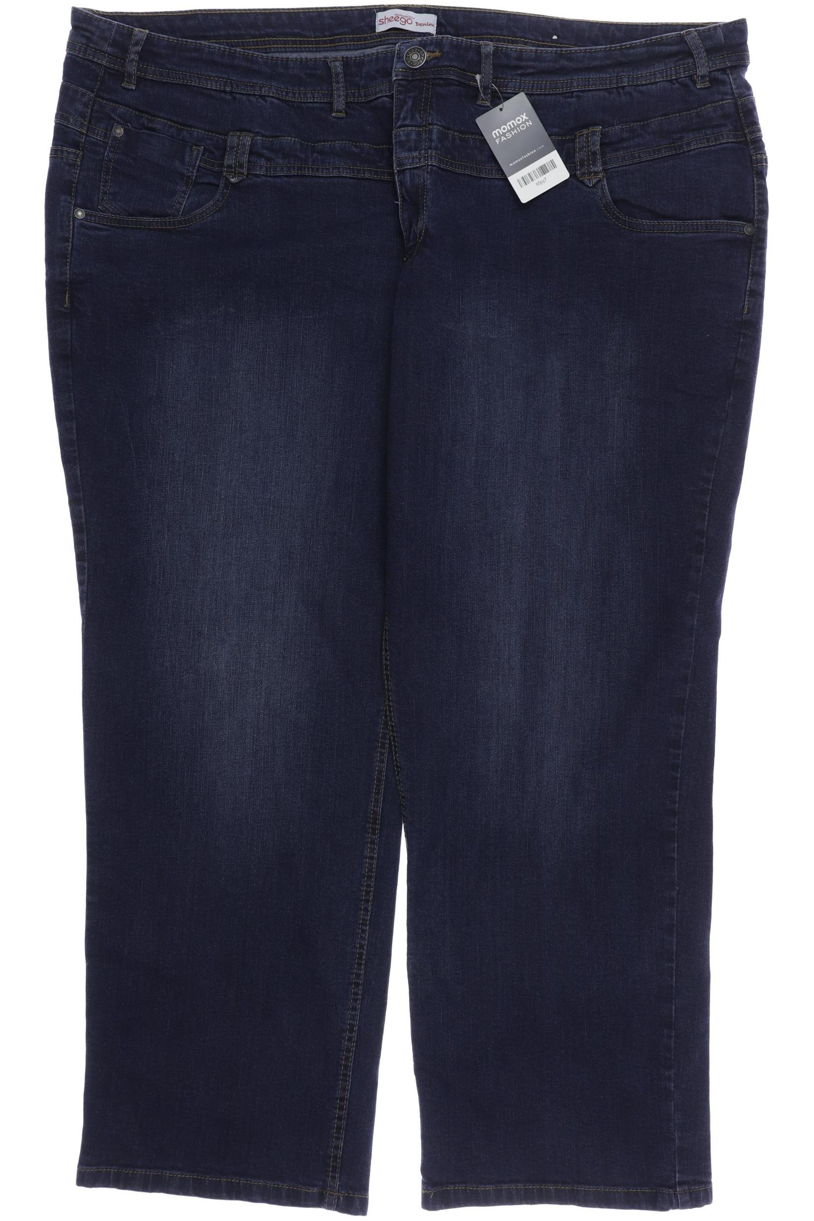

sheego Damen Jeans, marineblau, Gr. 56