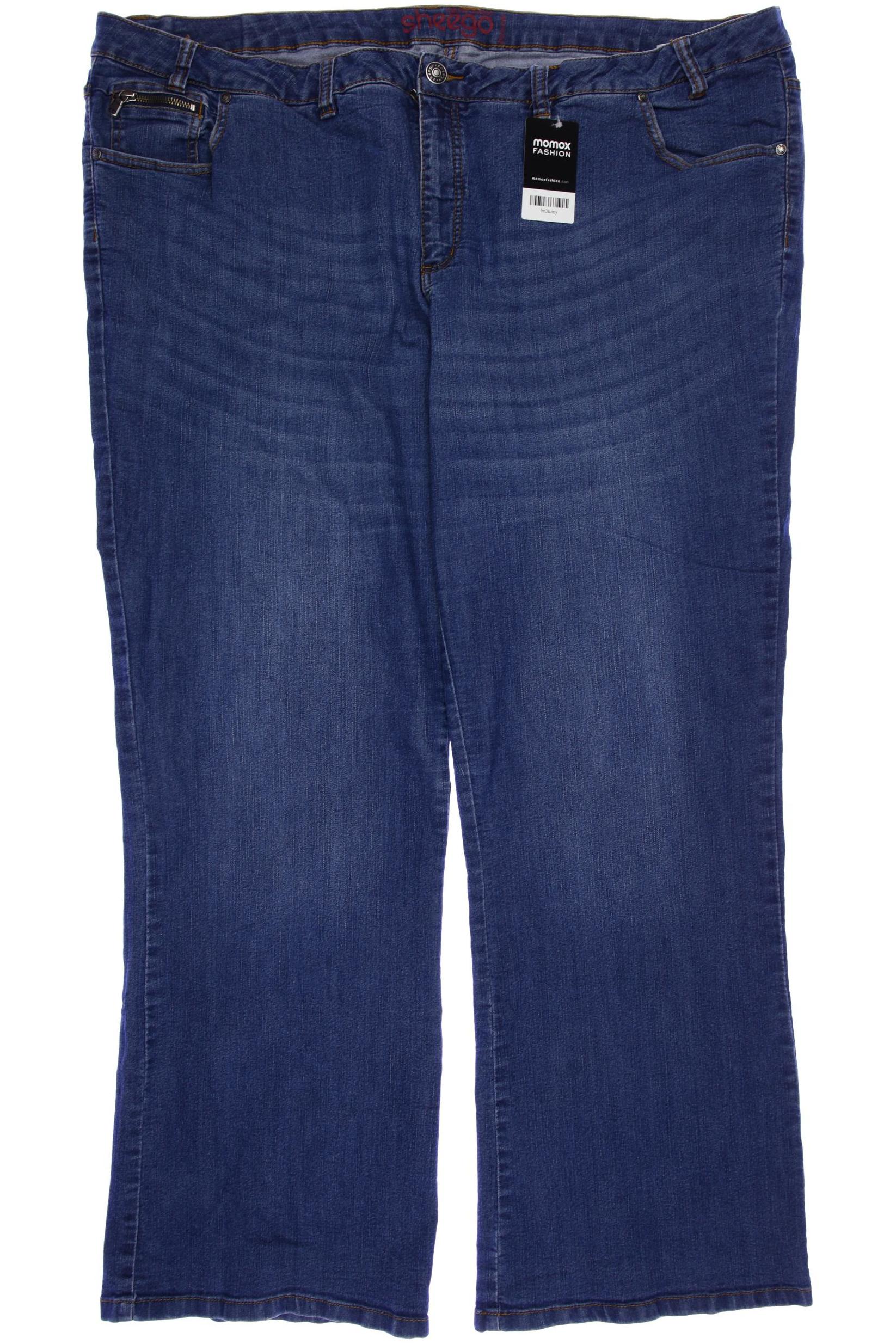 

sheego Damen Jeans, blau, Gr. 116