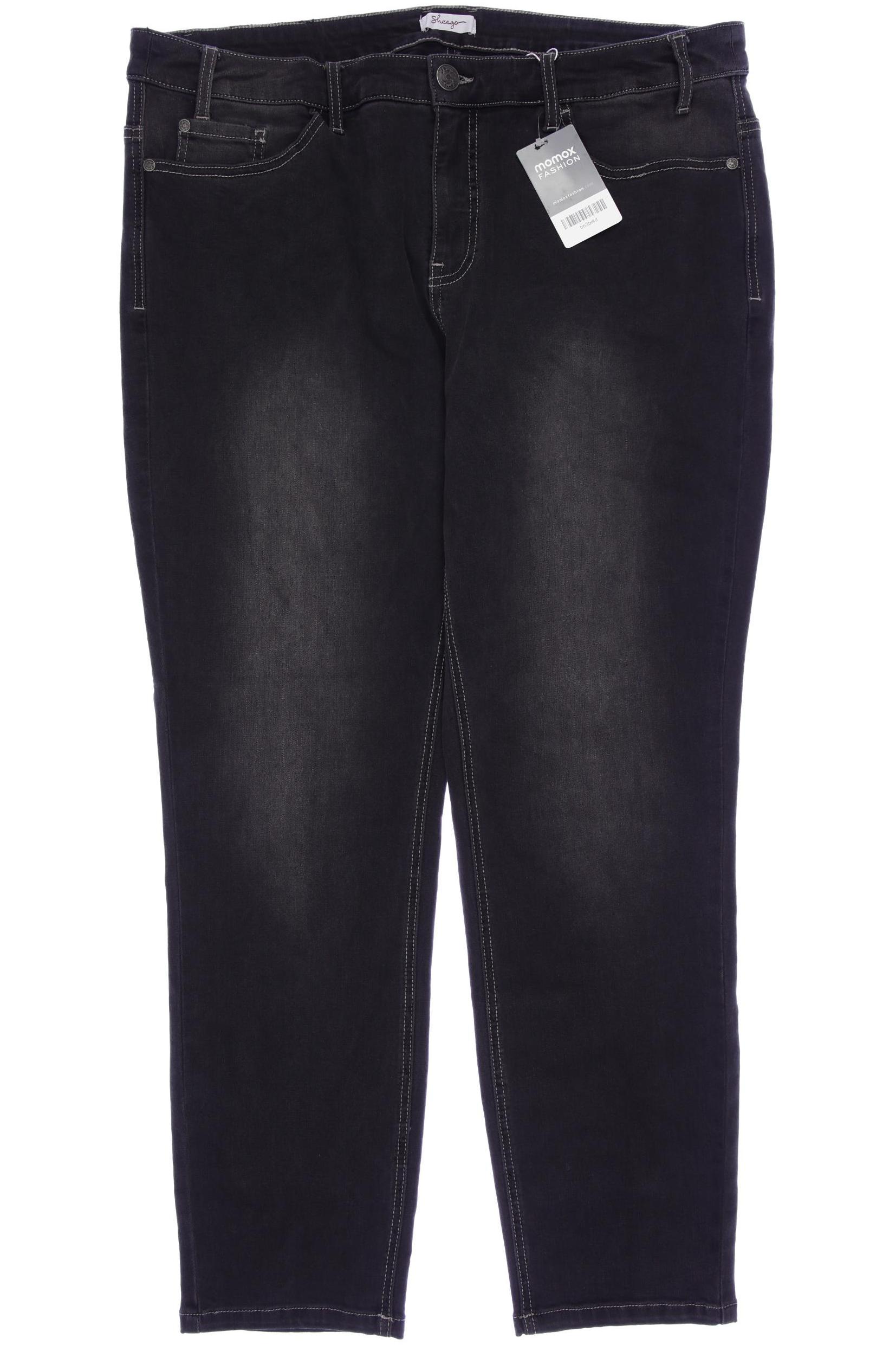 

sheego Damen Jeans, grau, Gr. 25