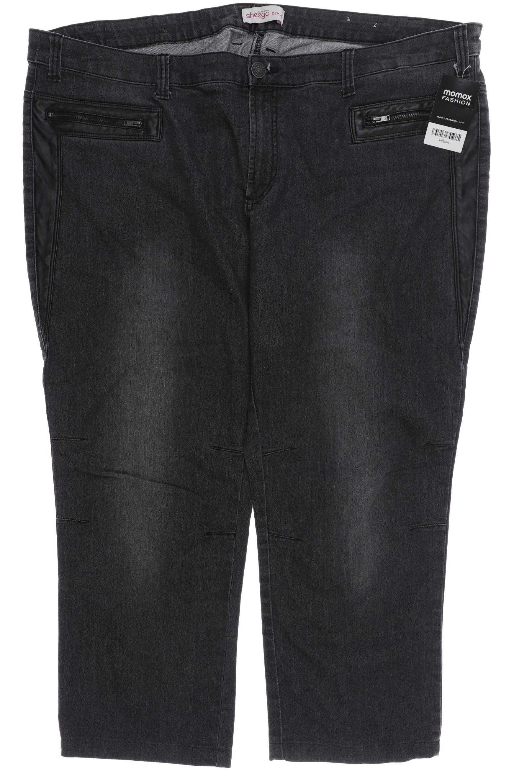 

sheego Damen Jeans, grau, Gr. 27