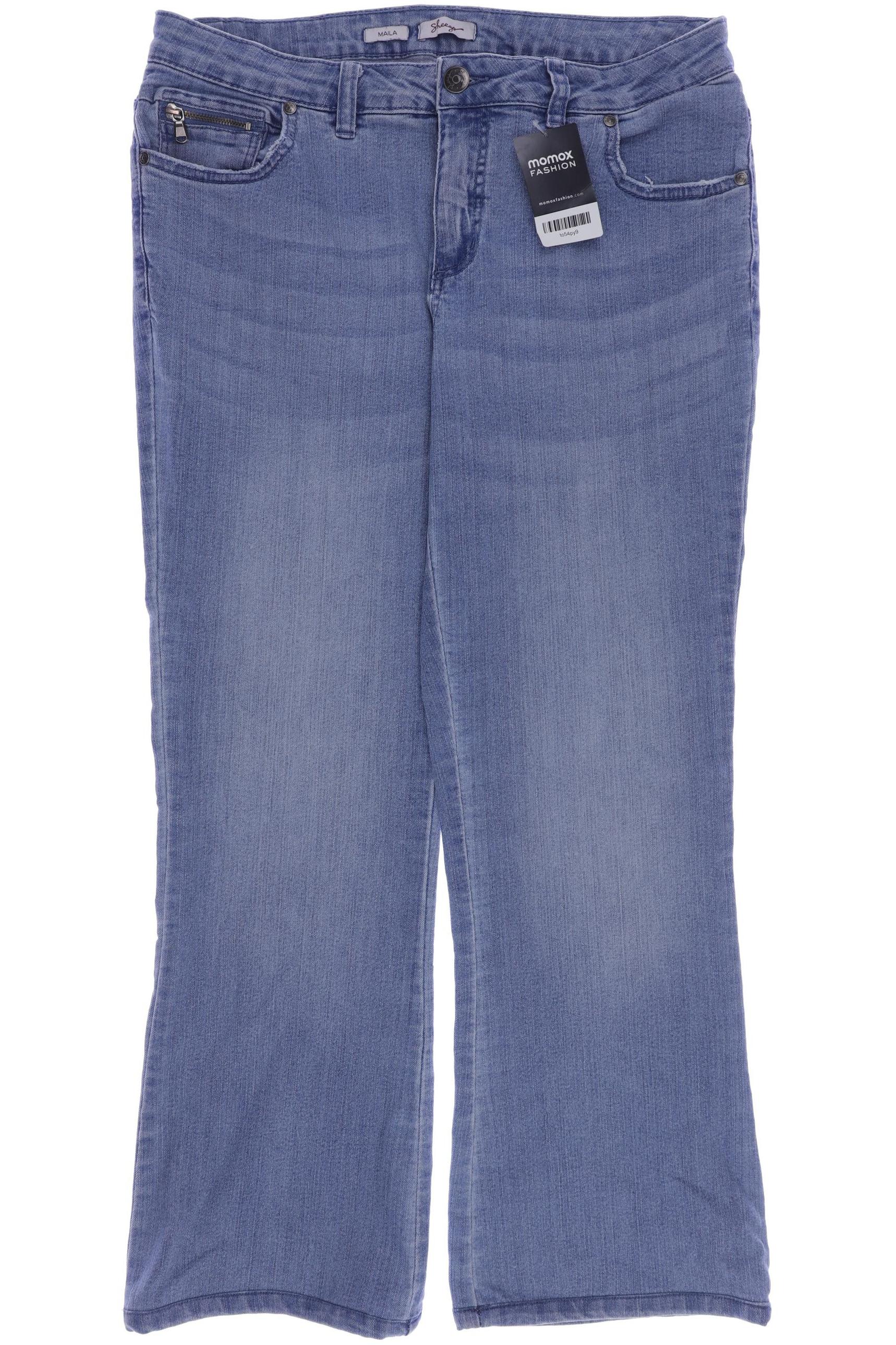 

sheego Damen Jeans, hellblau