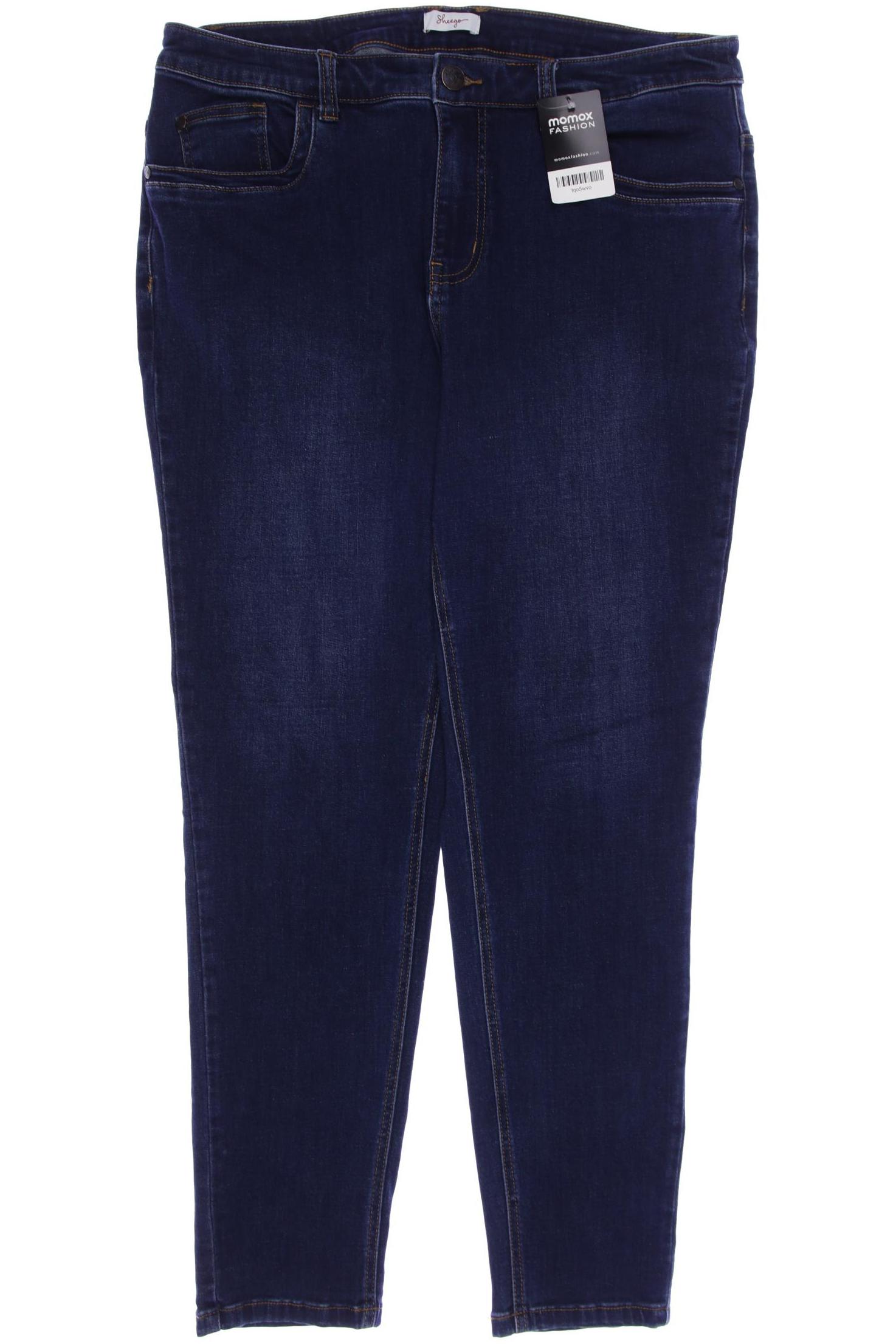 

sheego Damen Jeans, marineblau