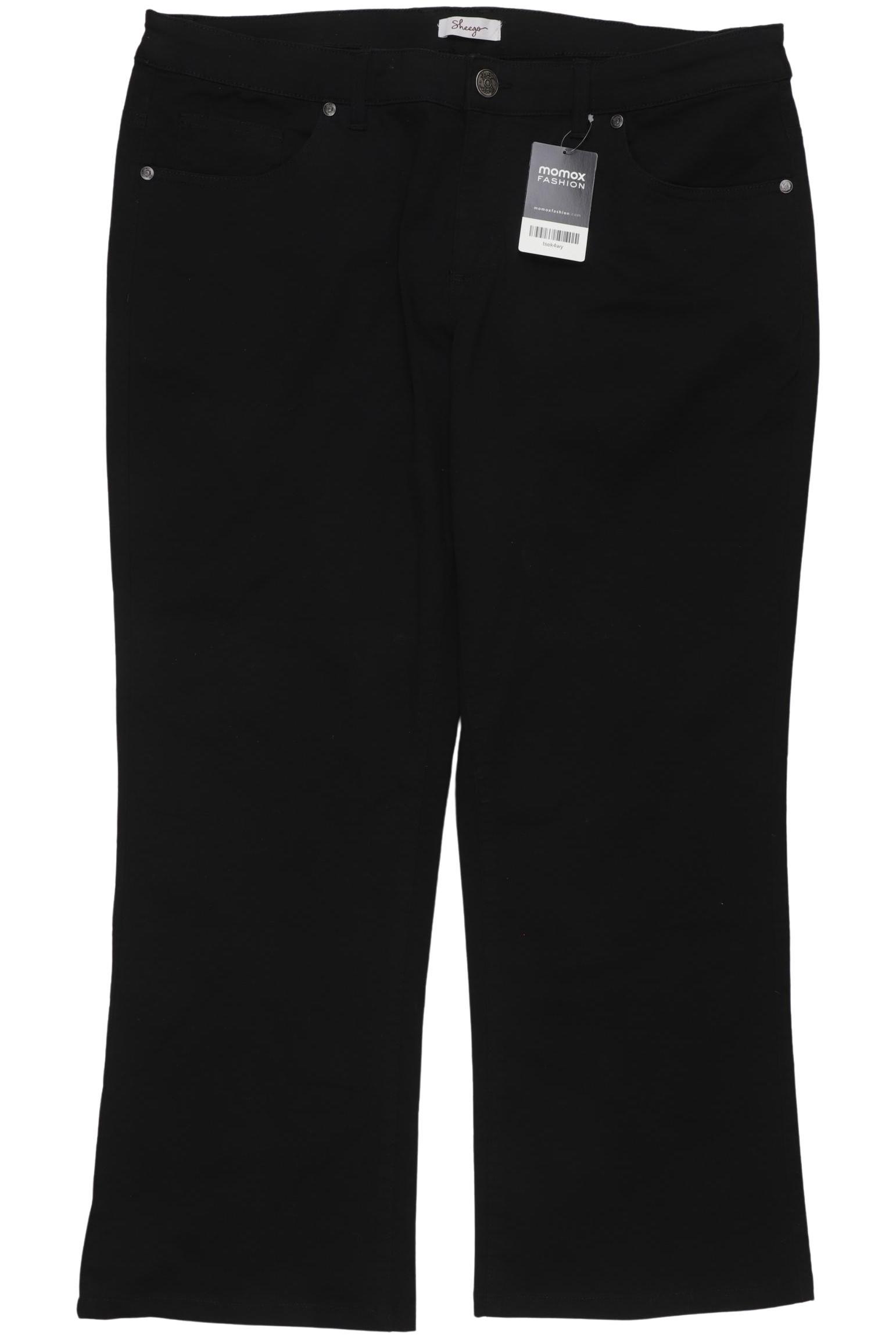 

sheego Damen Jeans, schwarz, Gr. 38