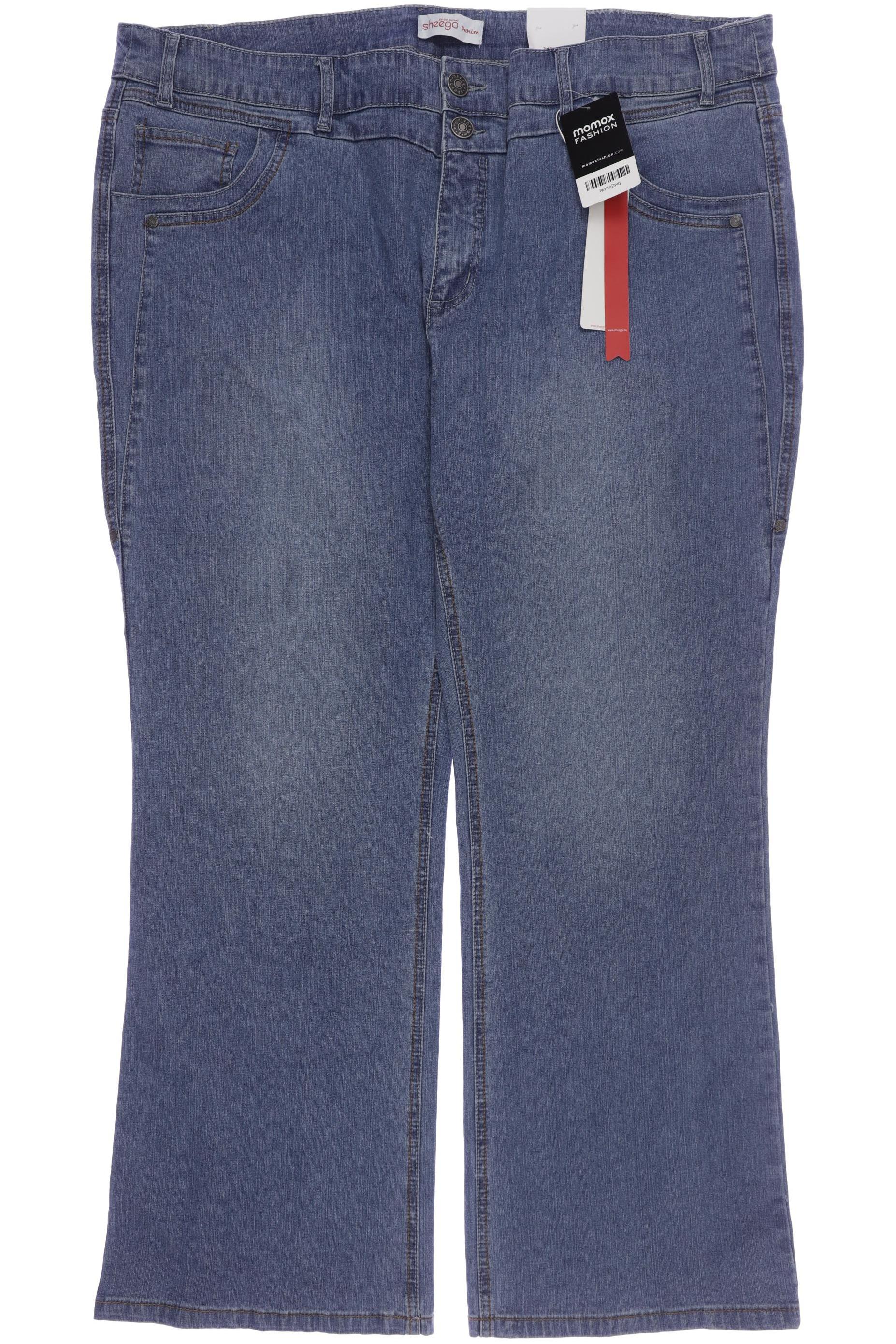 

sheego Damen Jeans, blau, Gr. 52