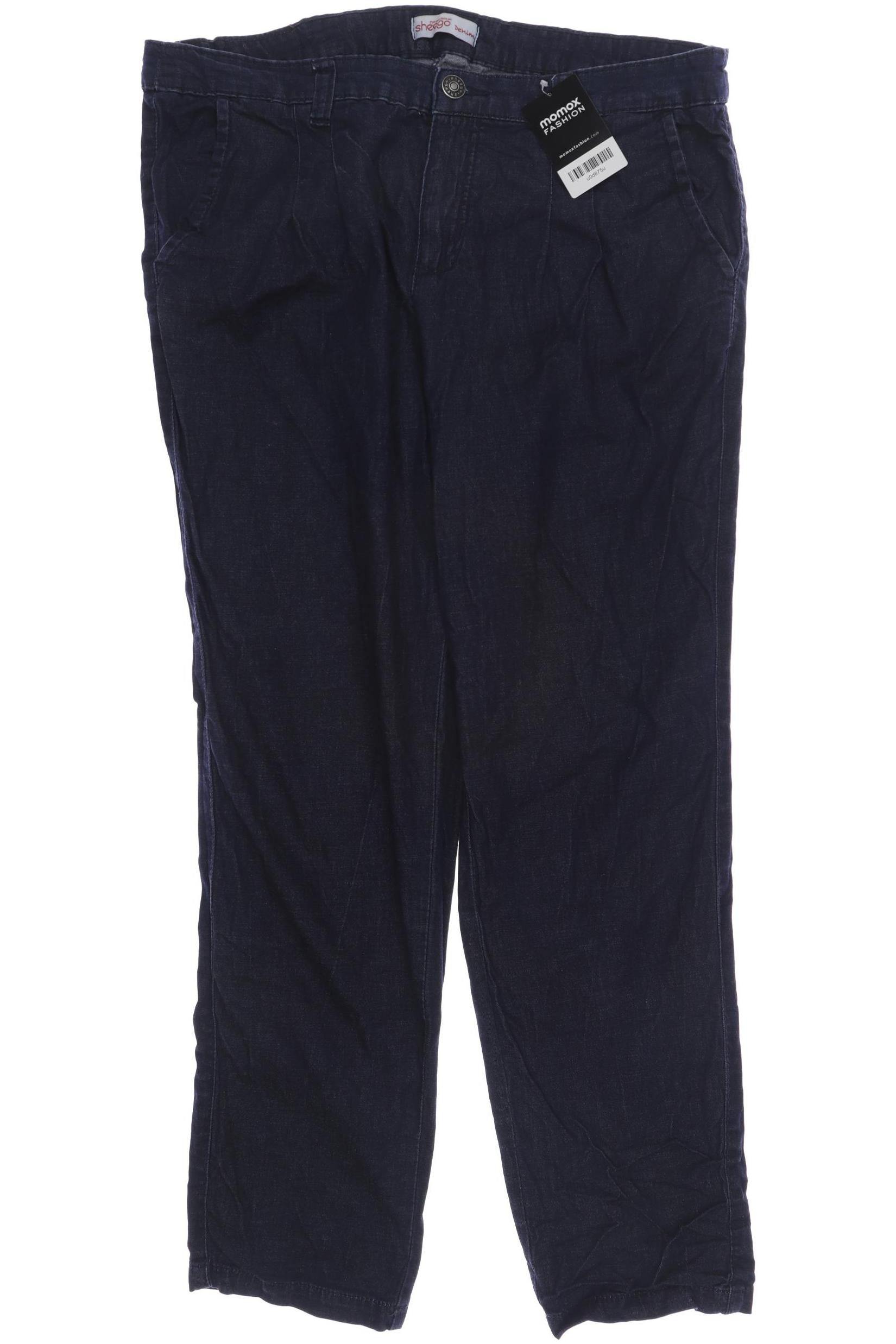

sheego Damen Jeans, marineblau